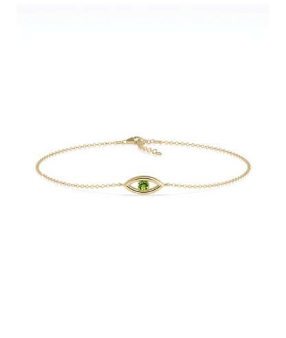 Birthstone Evil Eye Bracelet | Diamond Bracelet For Women