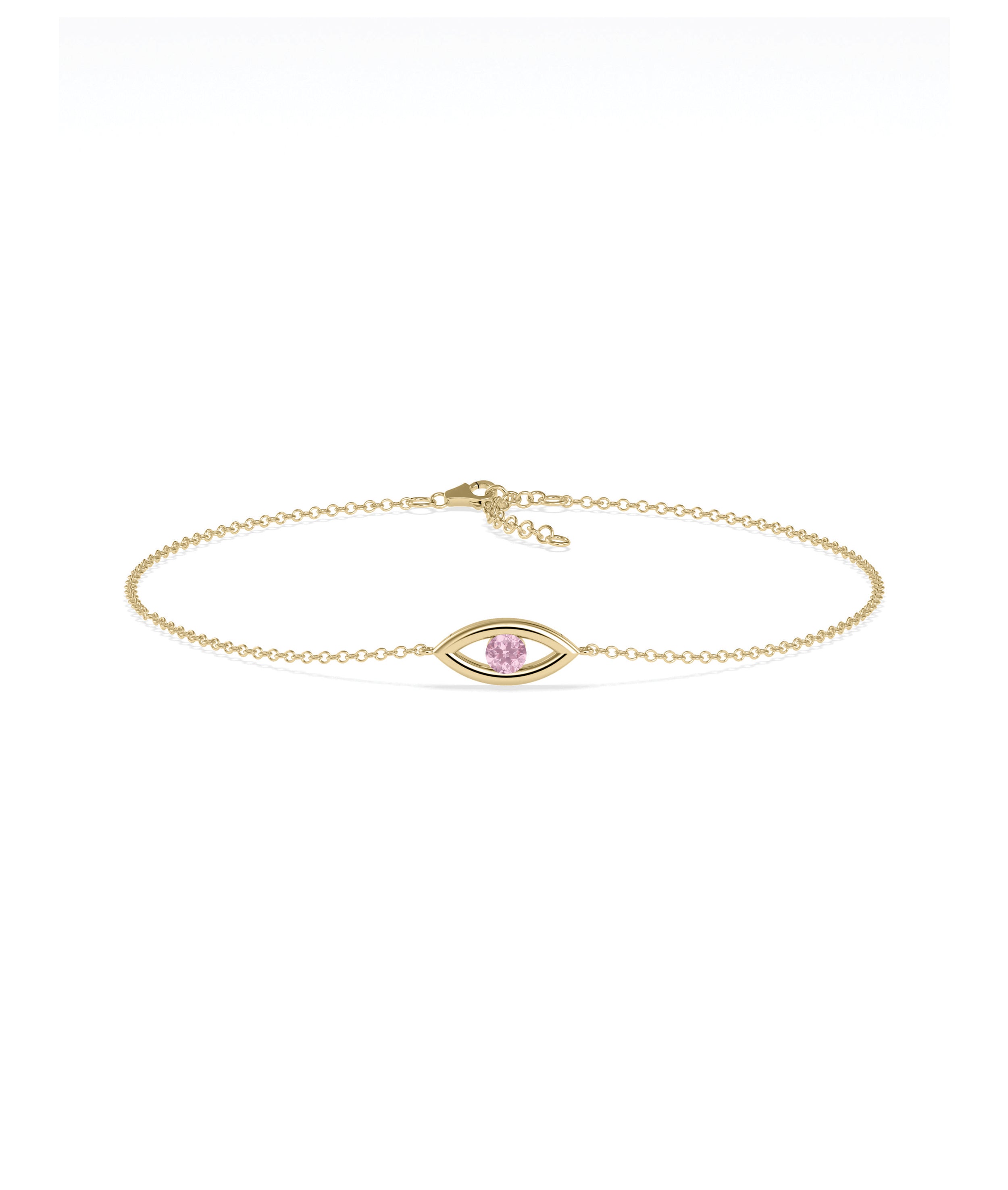 Birthstone Evil Eye Bracelet | Diamond Bracelet For Women