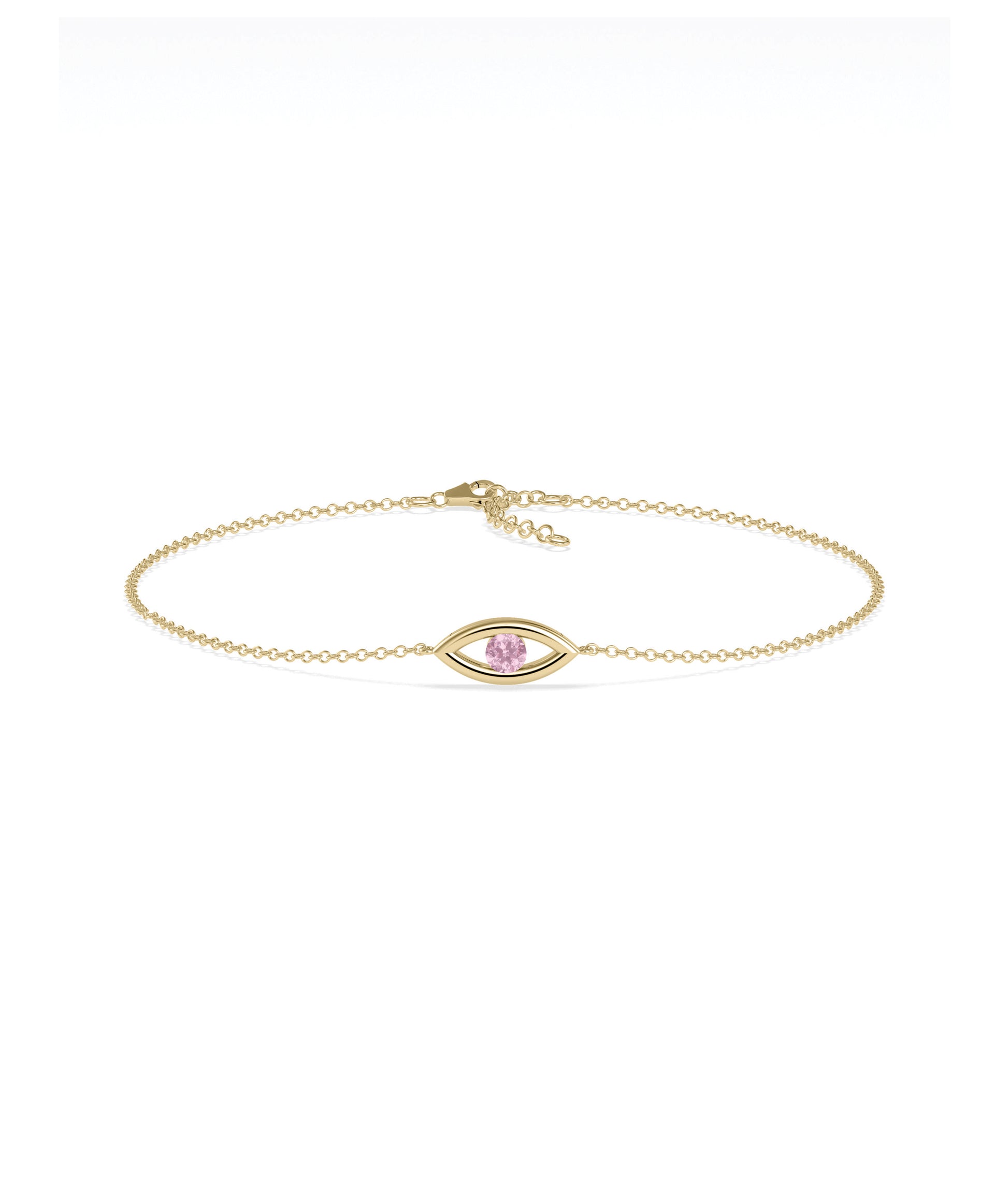 Birthstone Evil Eye Bracelet | Diamond Bracelet For Women