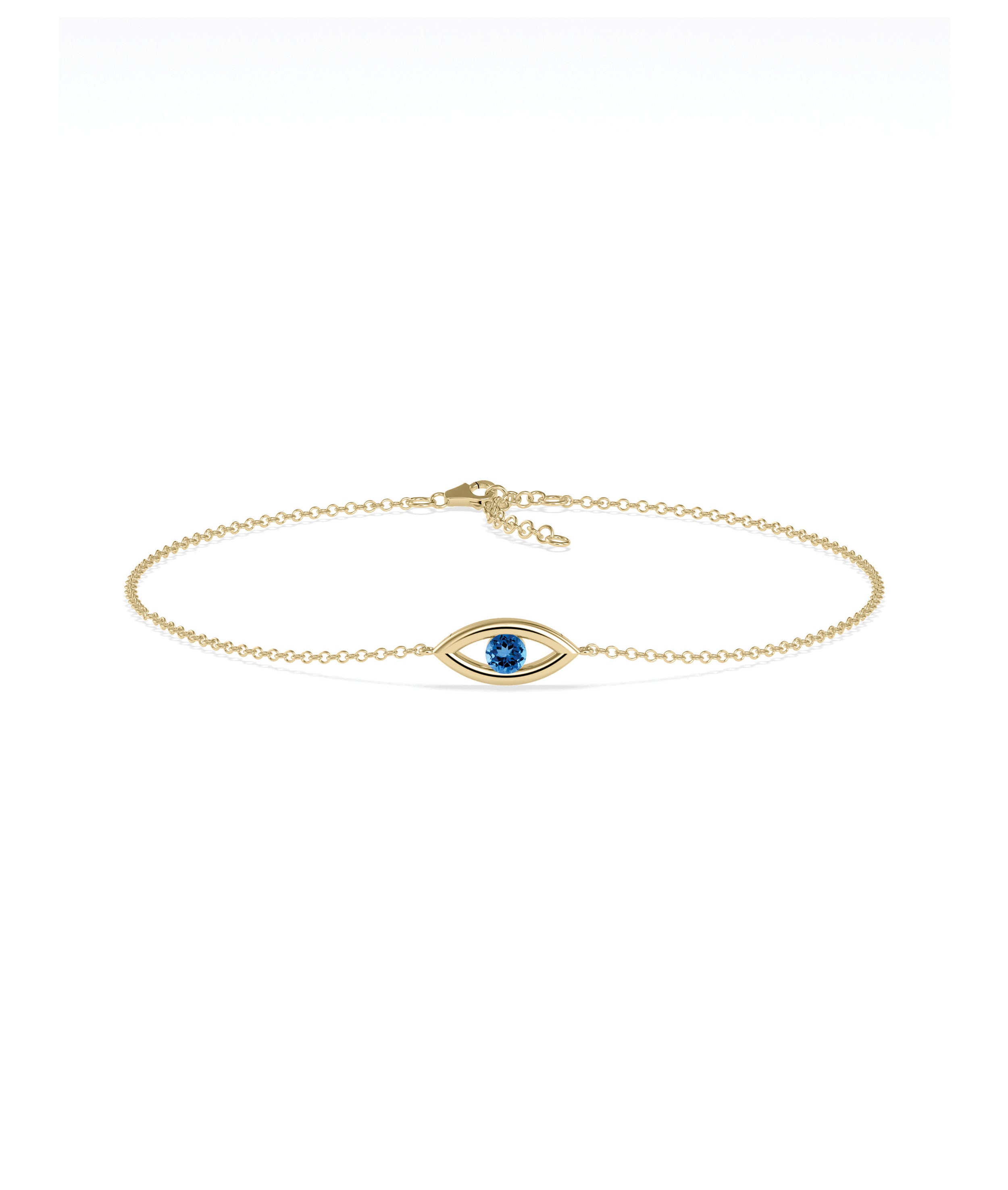 Birthstone Evil Eye Bracelet | Diamond Bracelet For Women