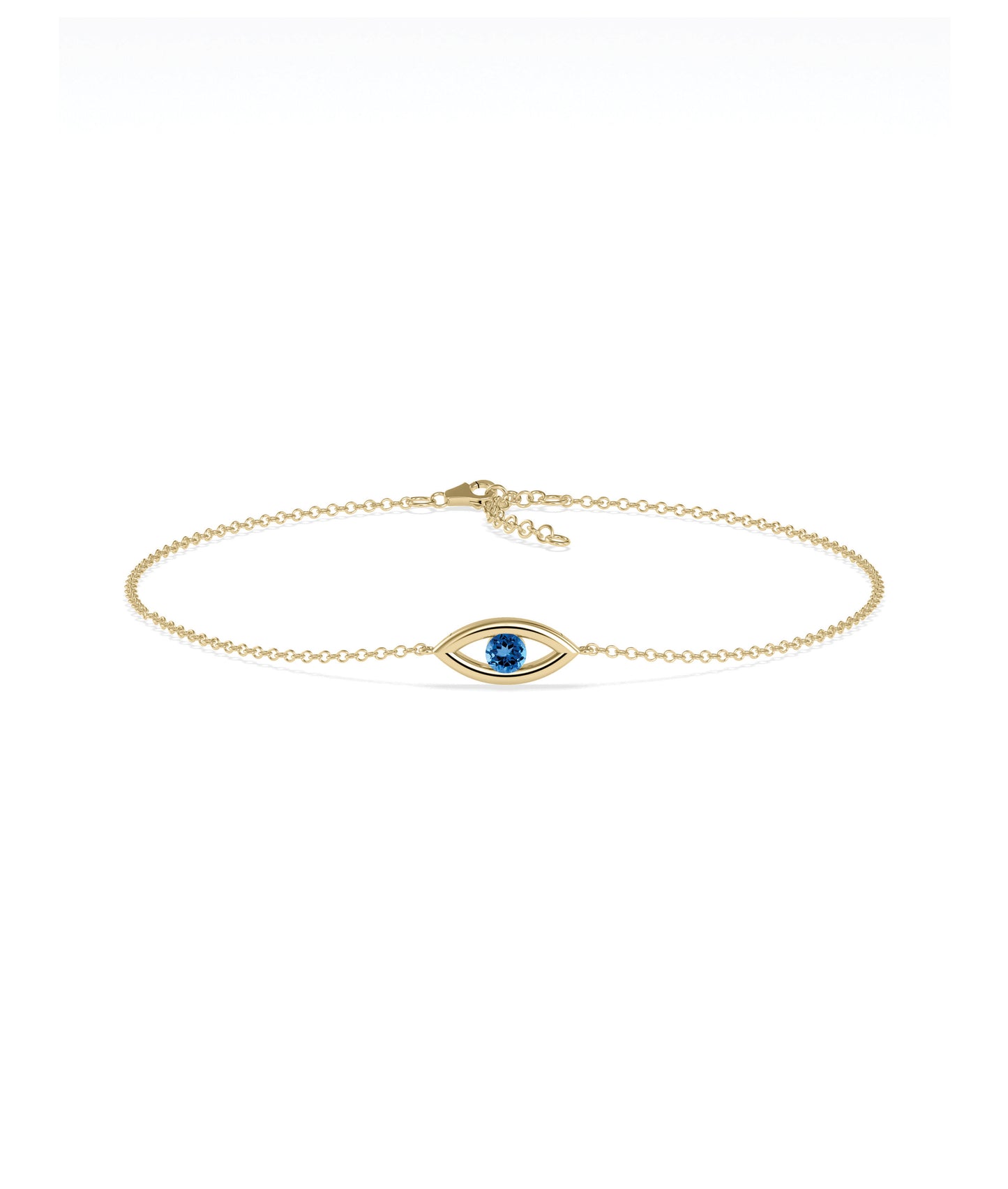 Birthstone Evil Eye Bracelet | Diamond Bracelet For Women