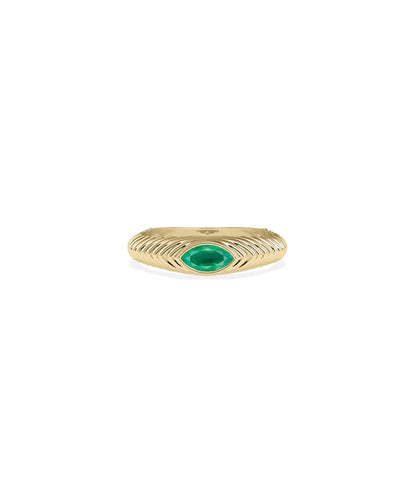 Birthstone Groove Ring | Perfect Engagement Rings For Women