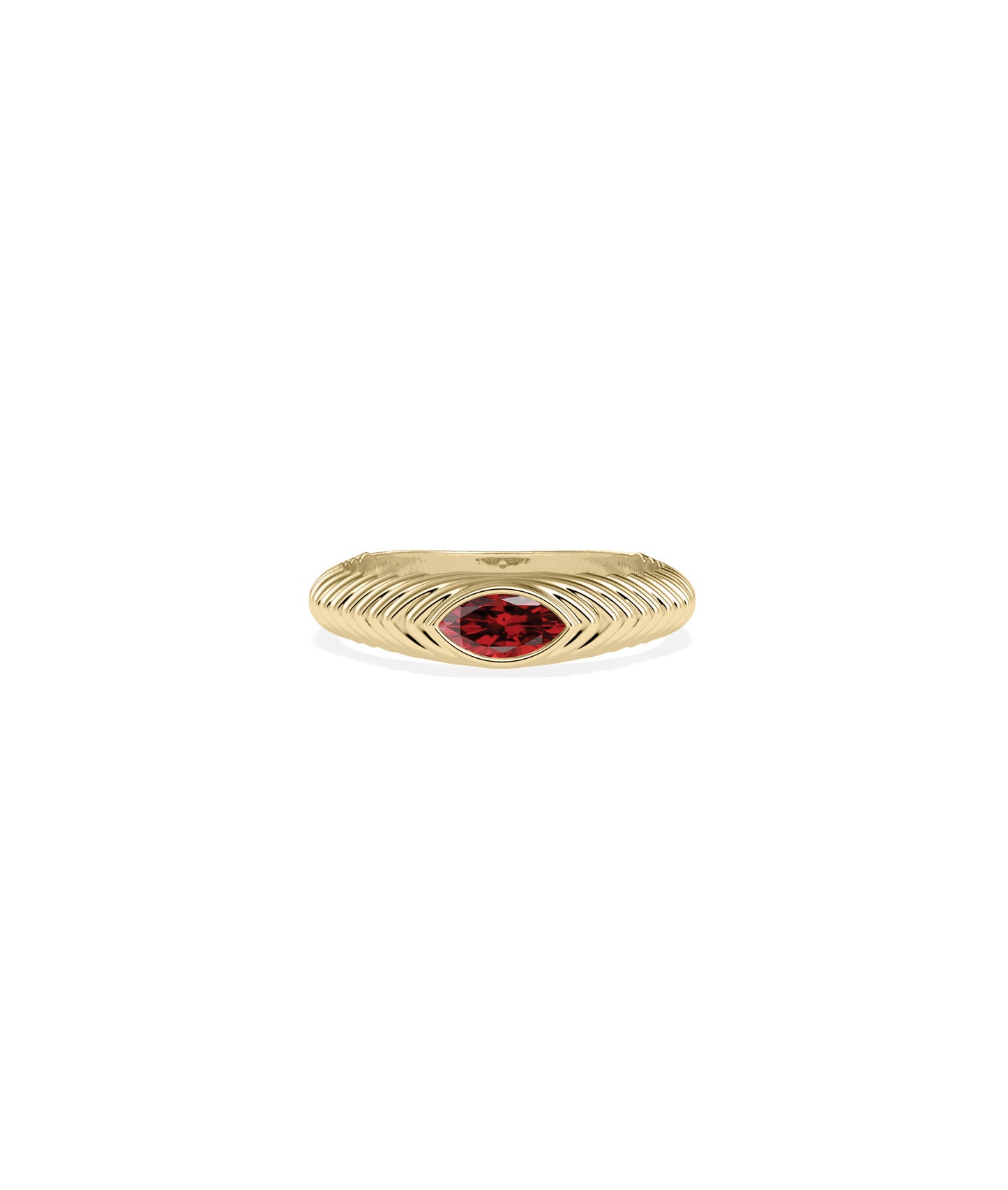 Birthstone Groove Ring | Perfect Engagement Rings For Women