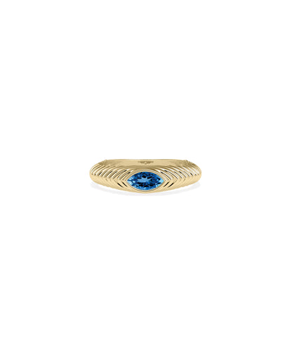 Birthstone Groove Ring | Perfect Engagement Rings For Women