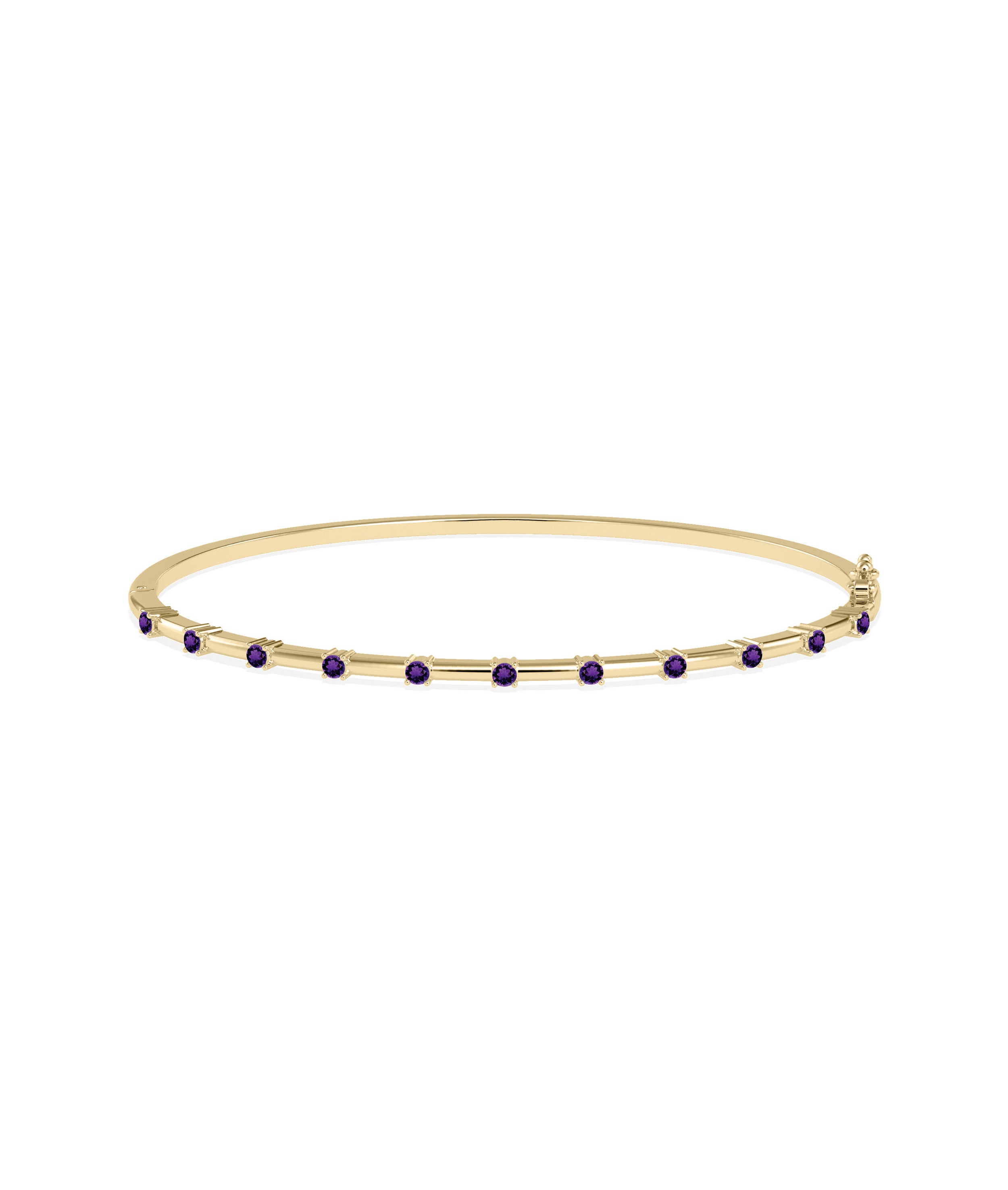 Birthstone Station Bangle - Perfect Everyday Jewelry