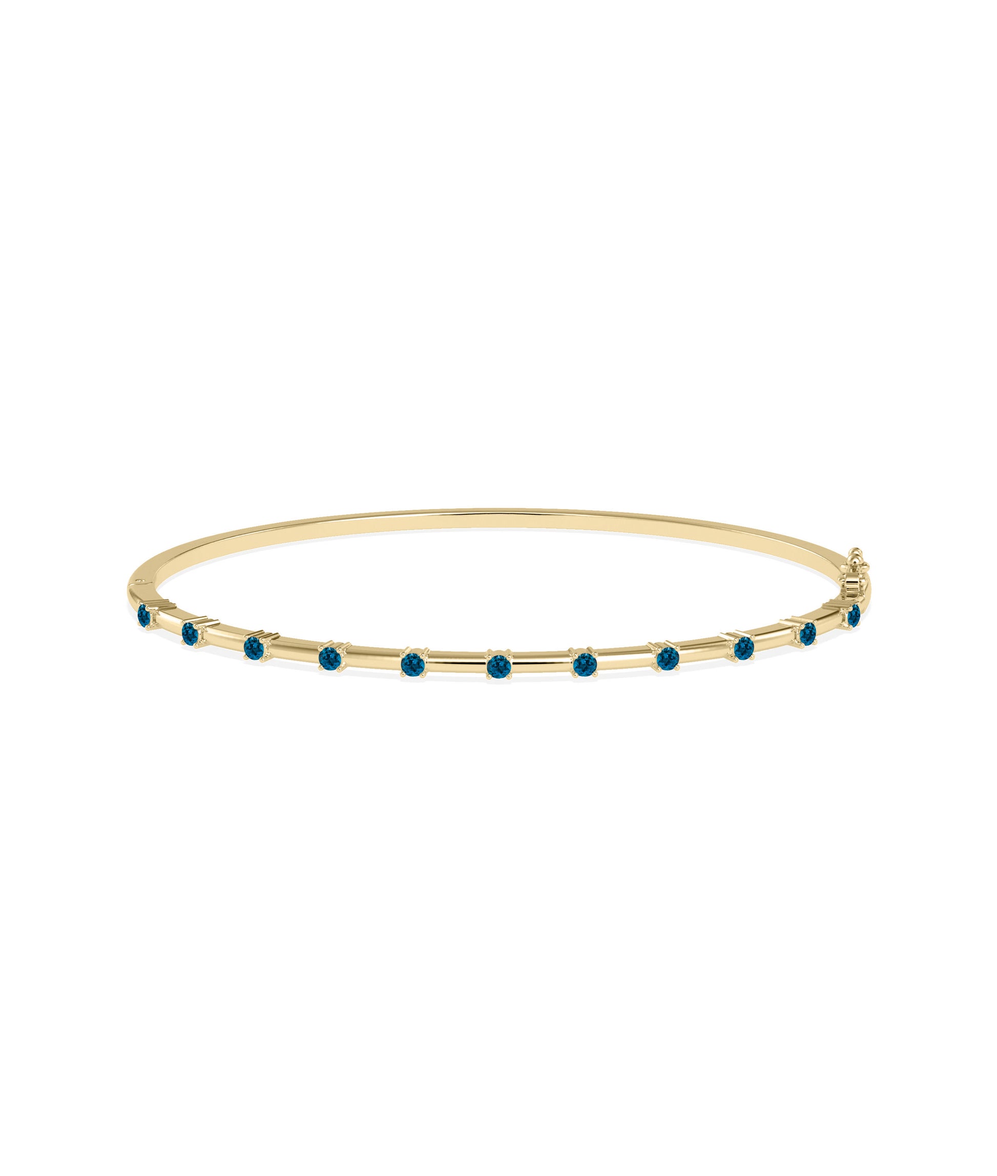 Birthstone Station Bangle - Perfect Everyday Jewelry