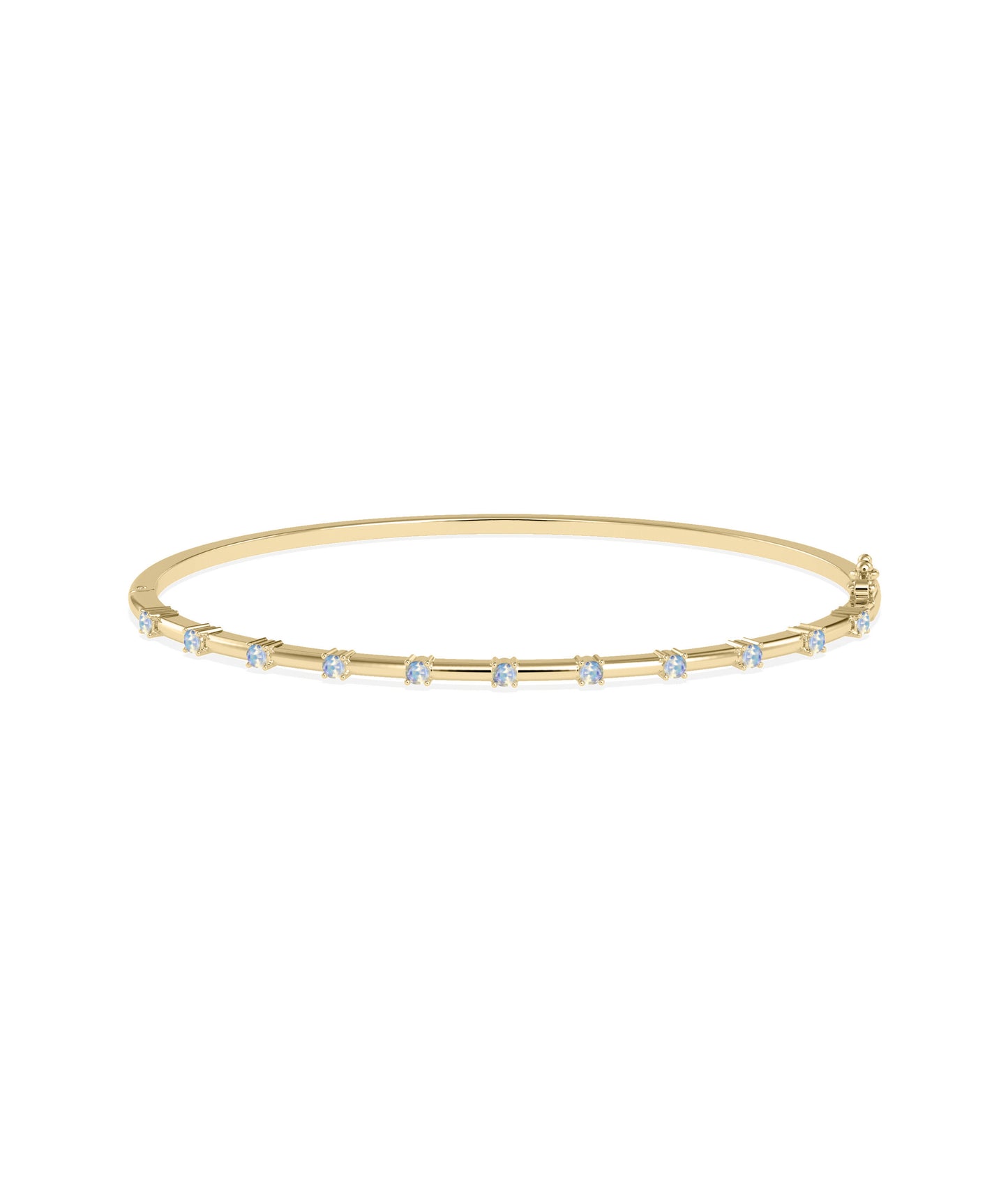 Birthstone Station Bangle - Perfect Everyday Jewelry