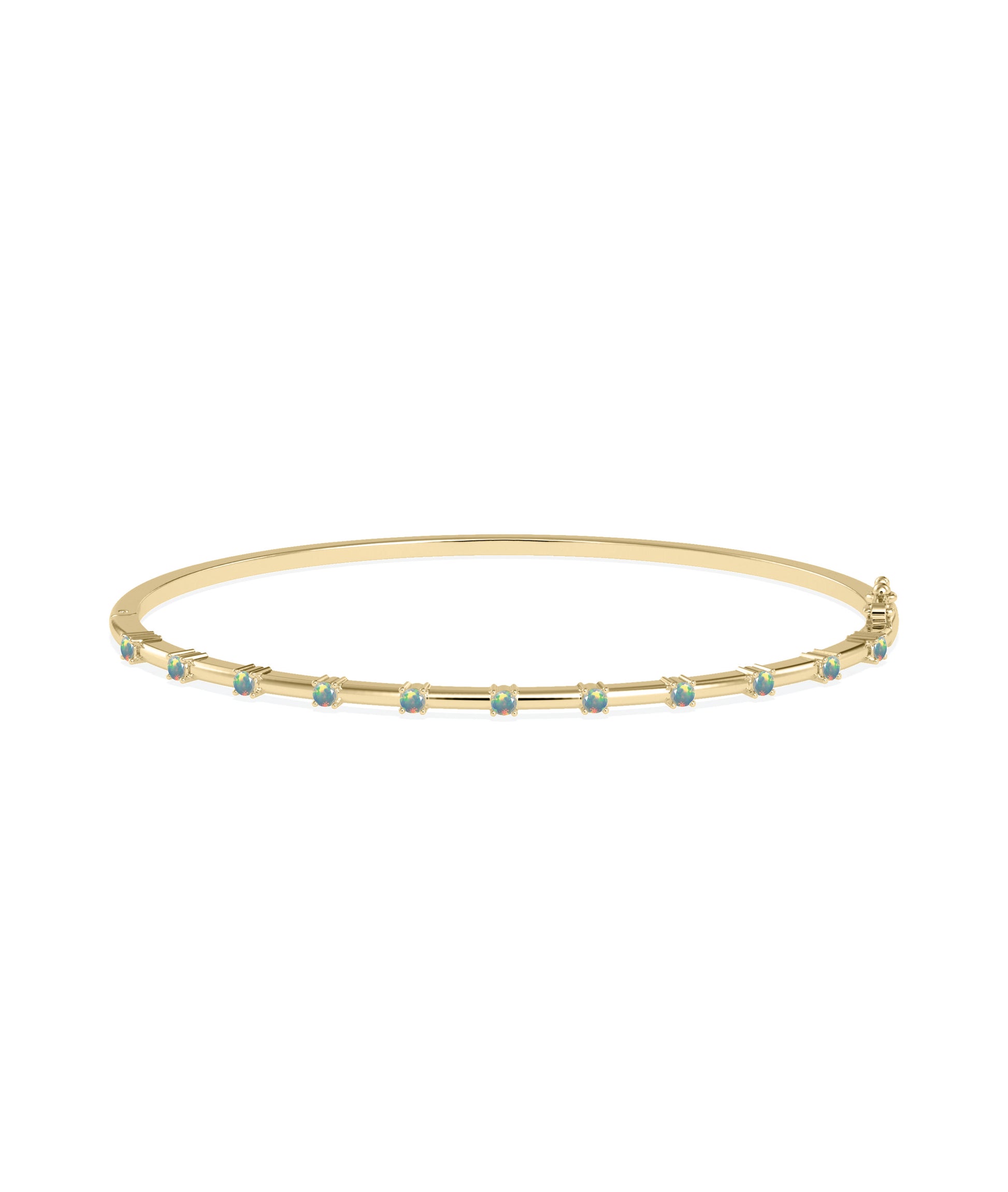 Birthstone Station Bangle - Perfect Everyday Jewelry