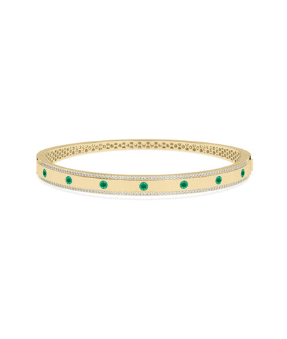 Birthstone and Diamond Bangle | Everyday Jewelry