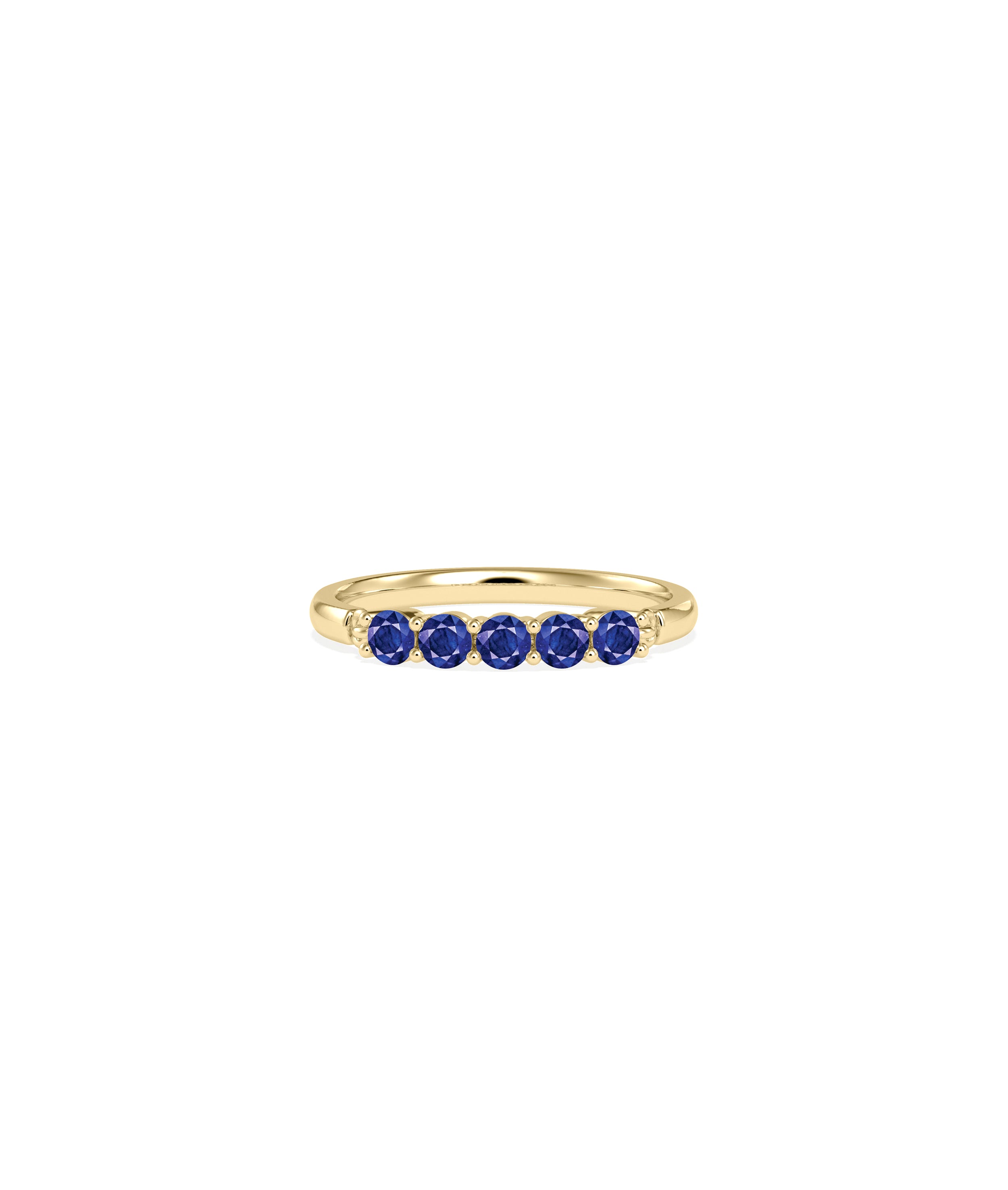 5 Stone Birthstone Ring - Chic Everyday Jewelry