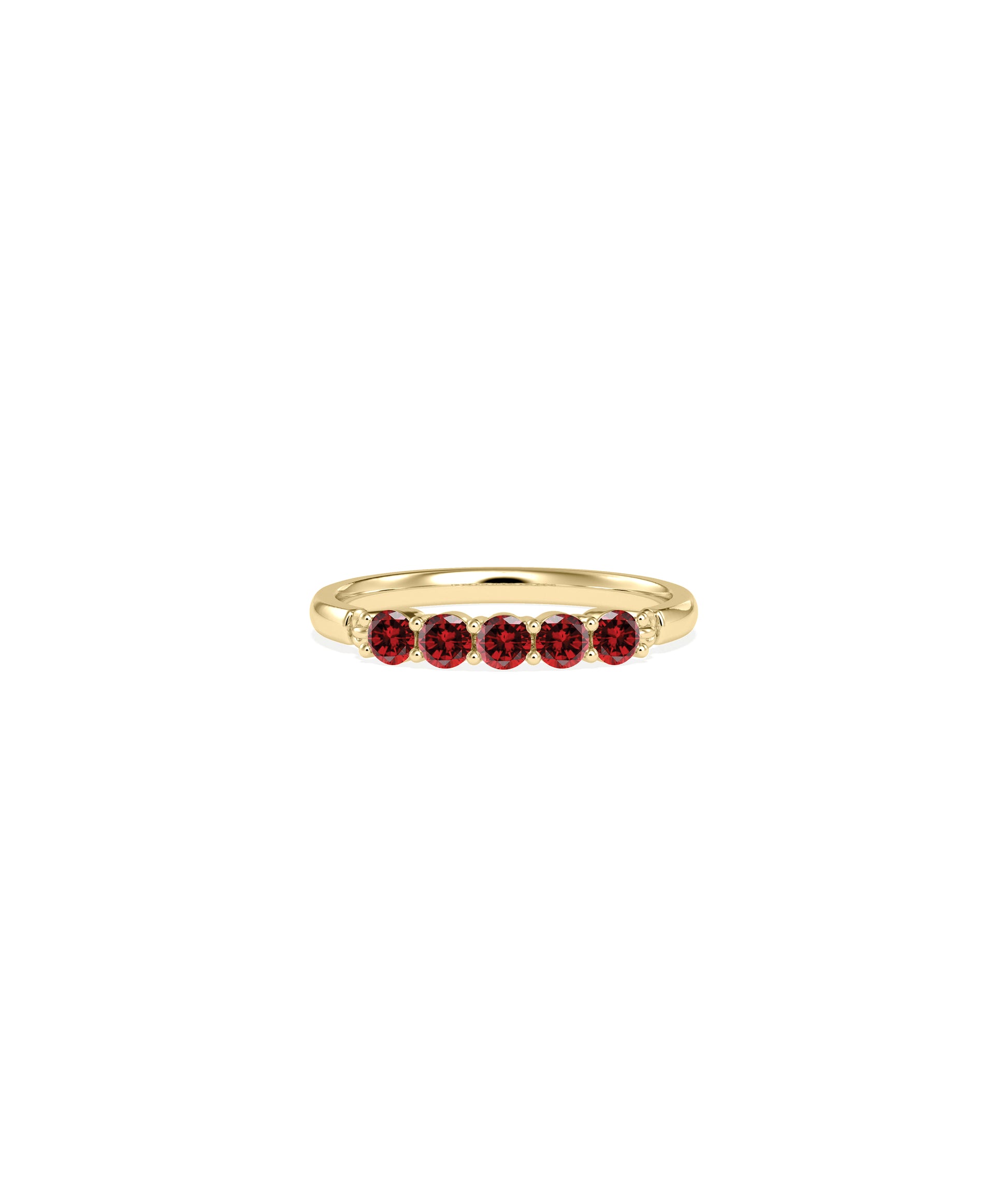 5 Stone Birthstone Ring - Chic Everyday Jewelry