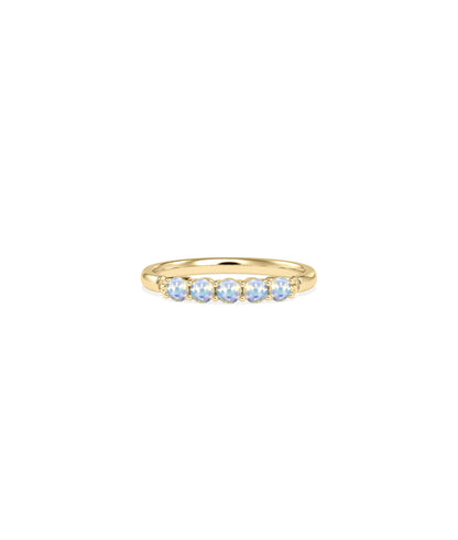 5 Stone Birthstone Ring - Chic Everyday Jewelry