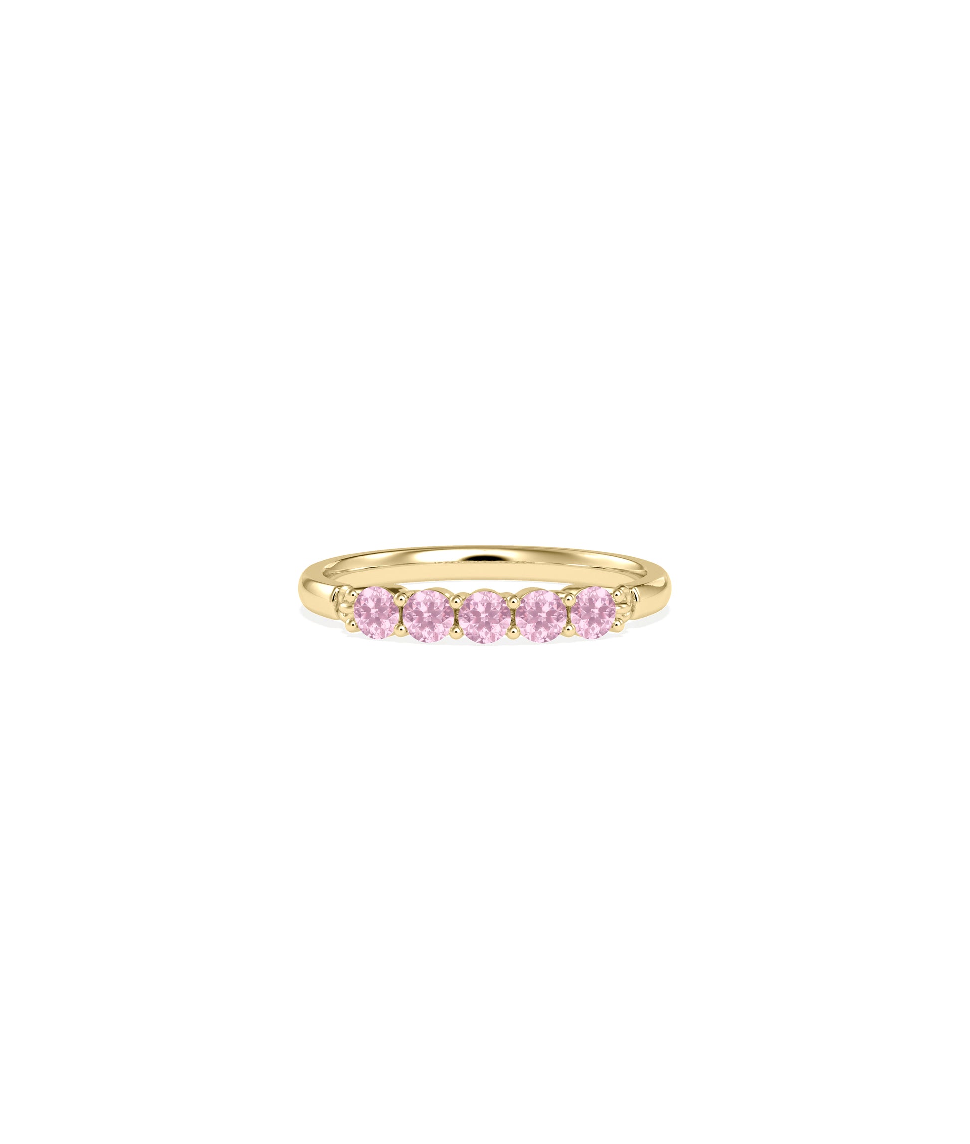 5 Stone Birthstone Ring - Chic Everyday Jewelry