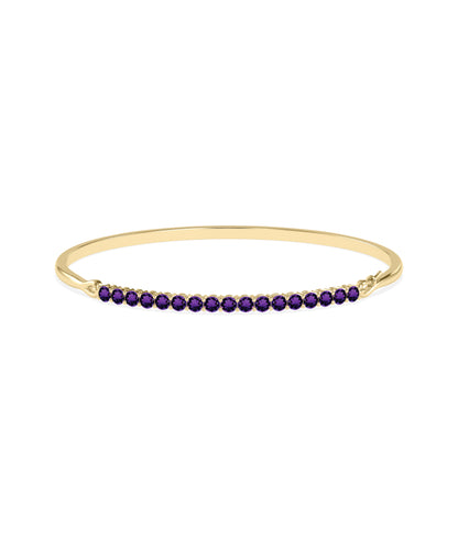 Movable Birthstone Bangle | Diamond Bangle Bracelet