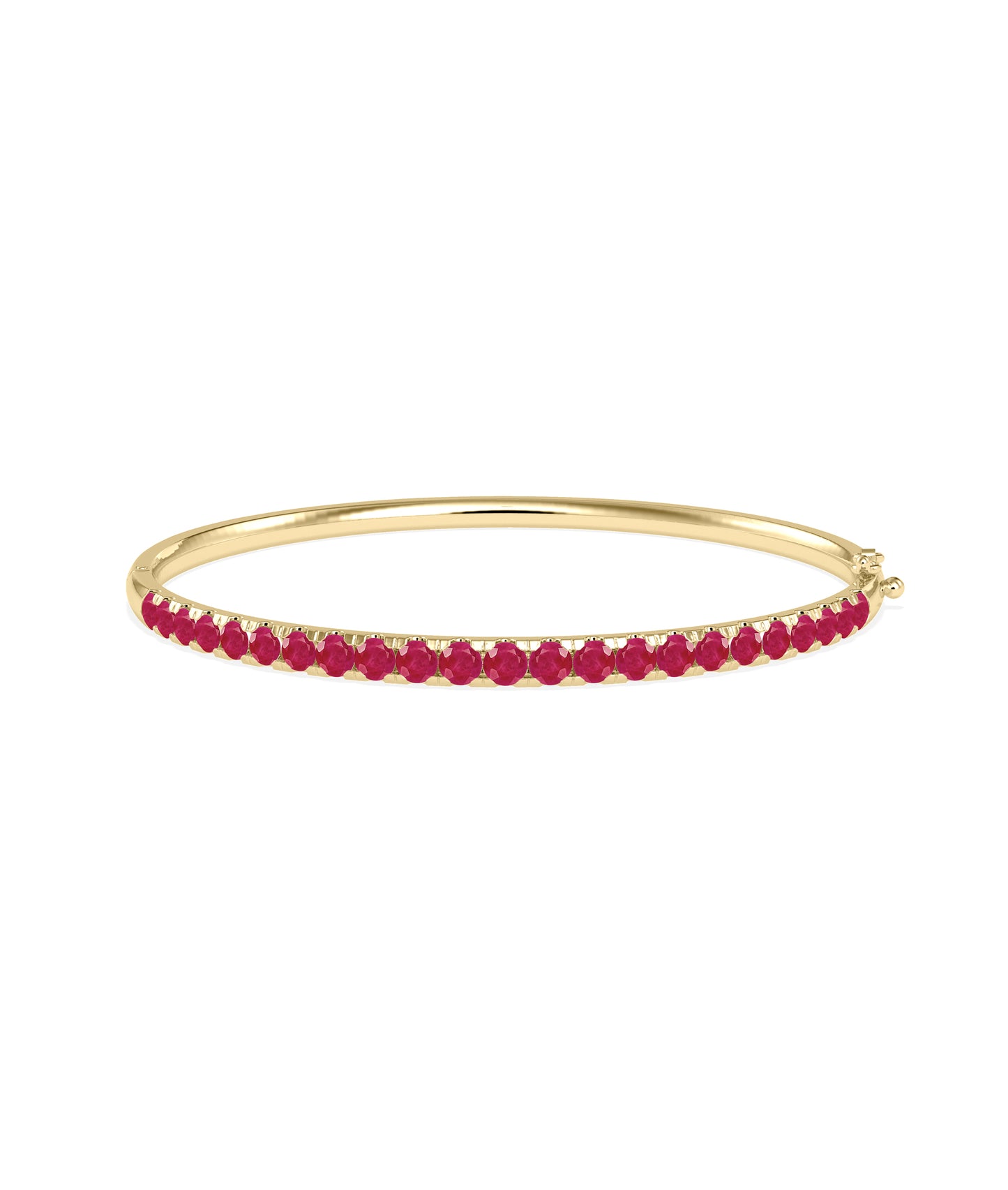 "Straight Line Birthstone Bangle - Elegant Diamond Bangle for Every Occasion"