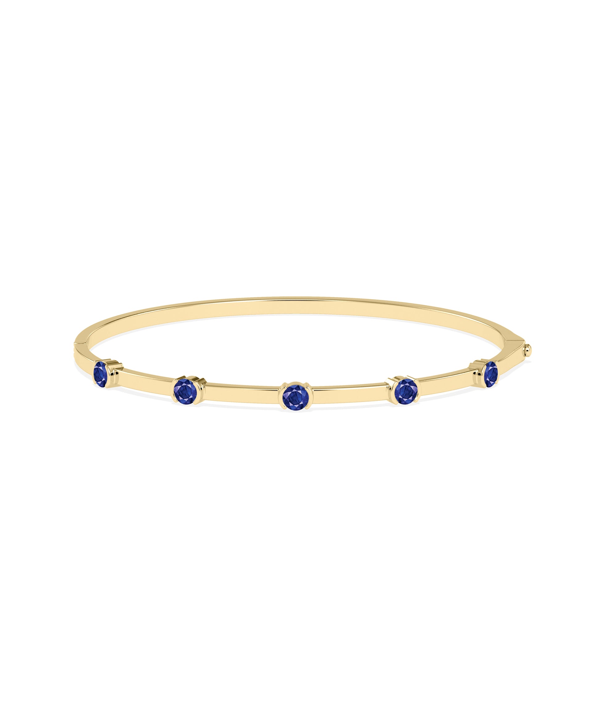 Birthstone Station Bangle | Diamond Bangle