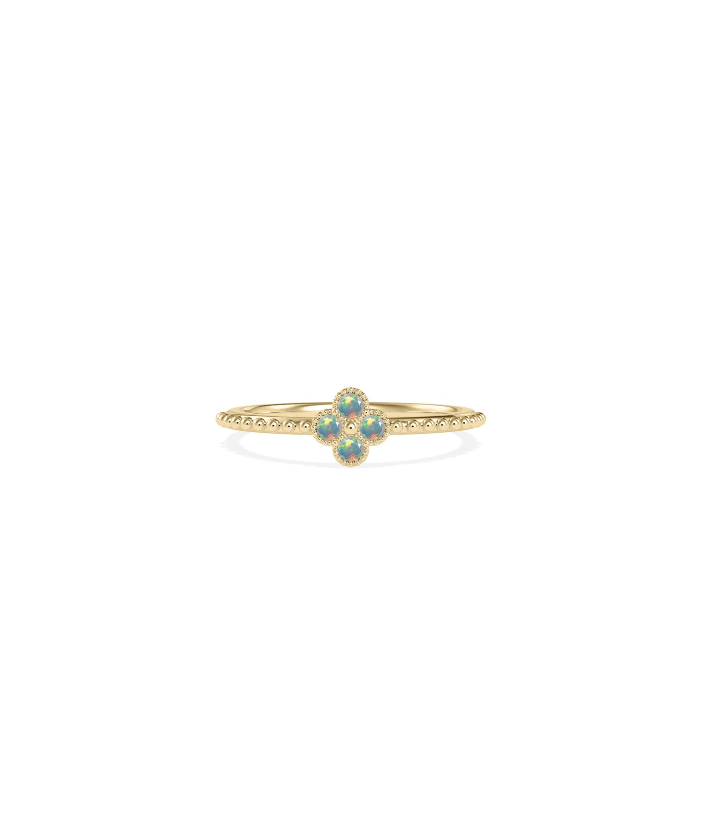 Birthstone Cluster Band Ring | Diamond Band Rings 