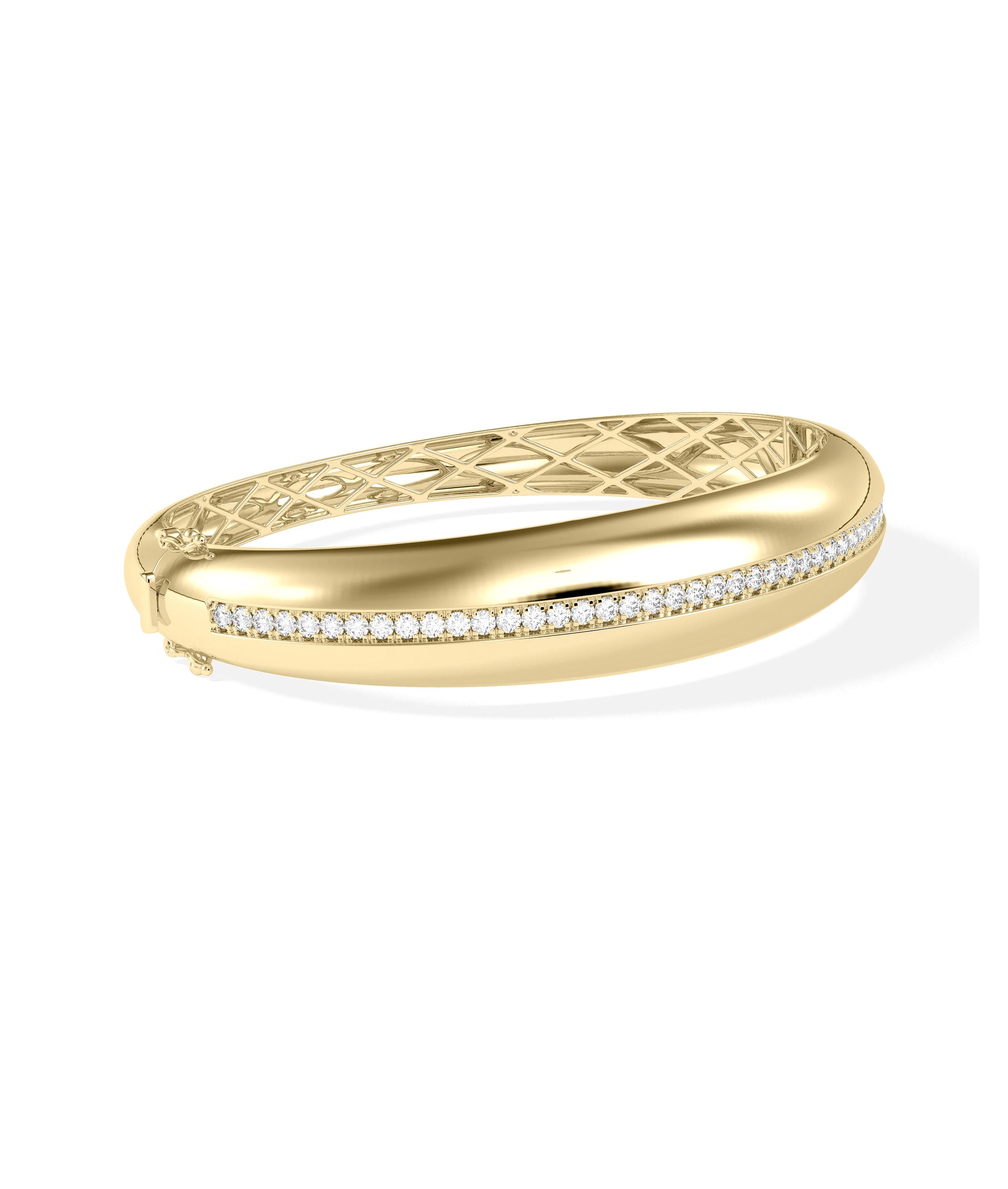 Diamond Dome Bangle - Best Diamond Bangles For Women