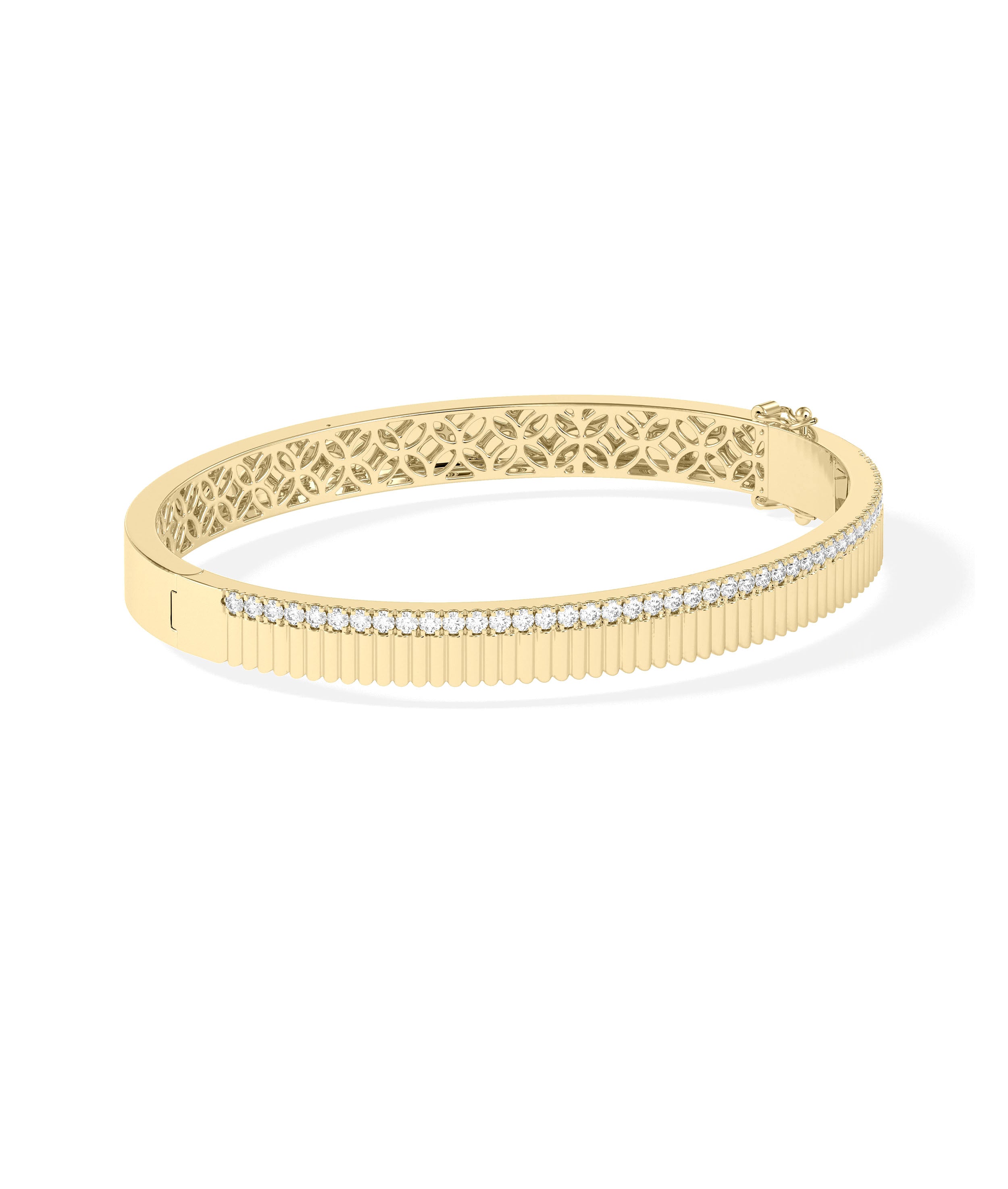 Diamond Groove Bangle