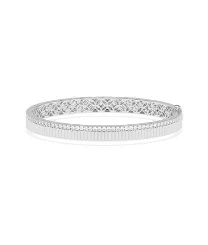 Diamond Groove Bangle