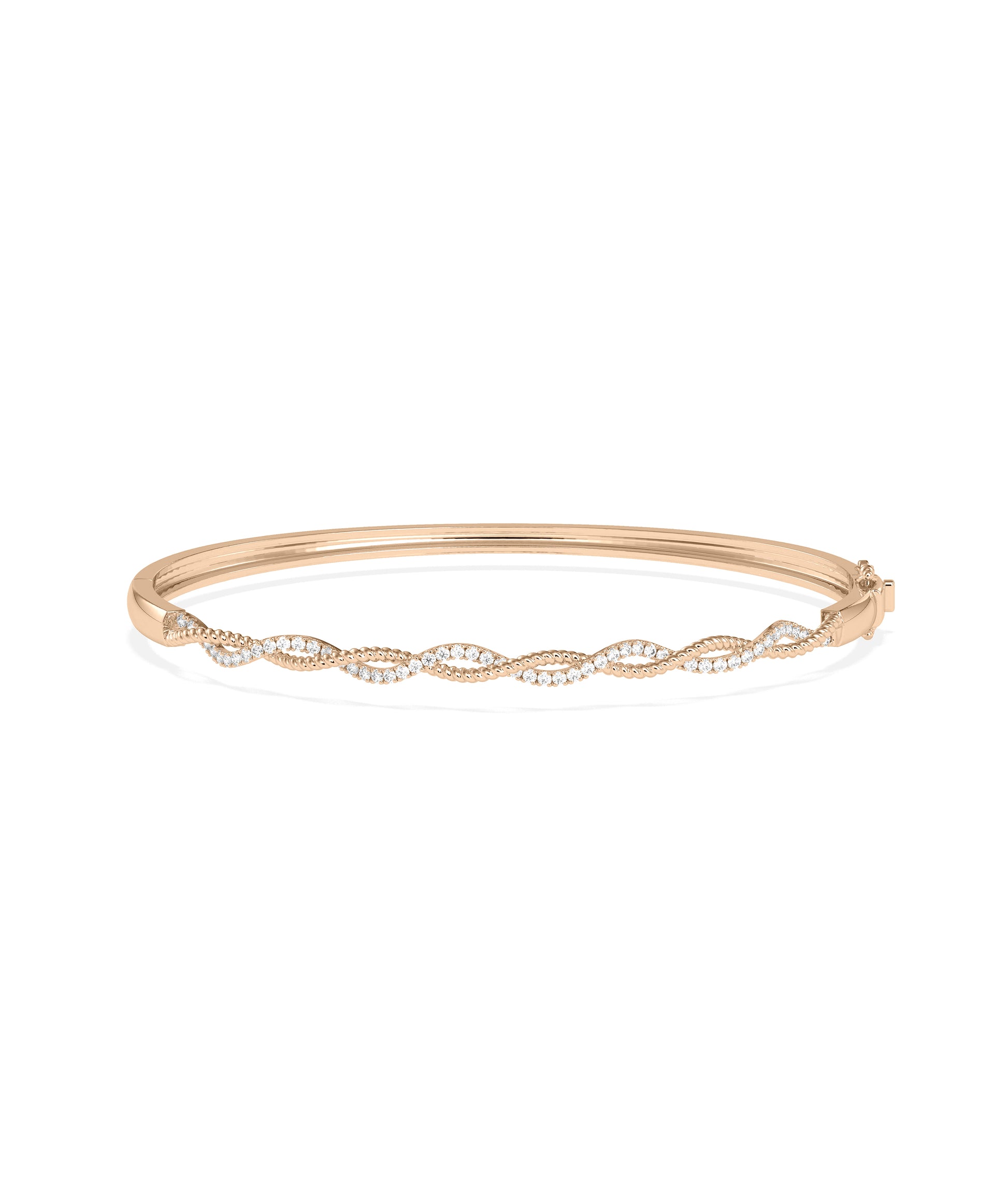 Diamond Twist Bangle | Diamond Bangle 