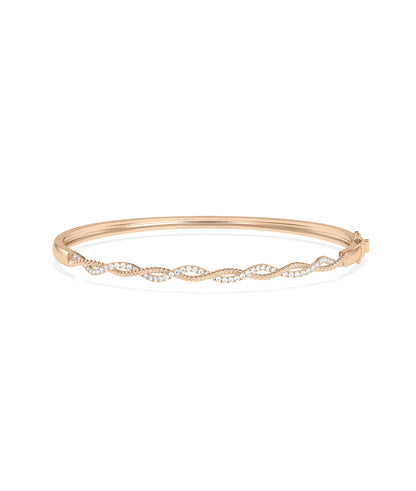 Diamond Twist Bangle | Diamond Bangle 