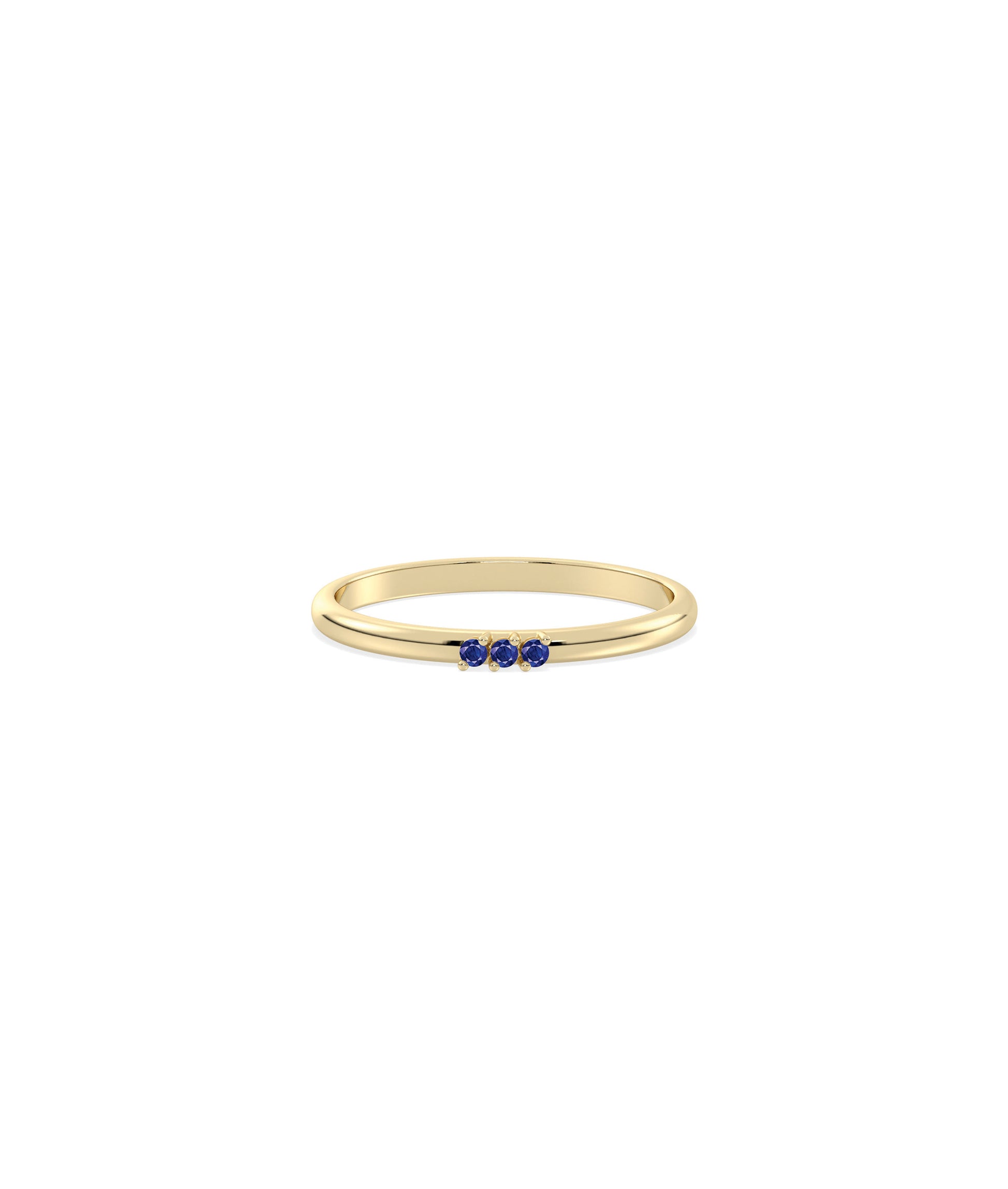 3 Stone Birthstone Ring | Everyday Jewelry