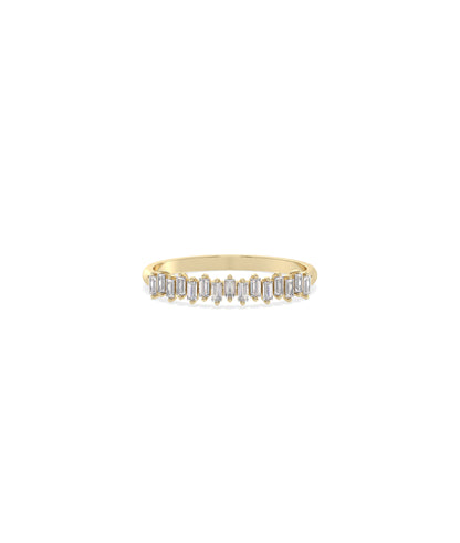 Birthstone Baguette Band Ring - Perfect Everyday Jewelry