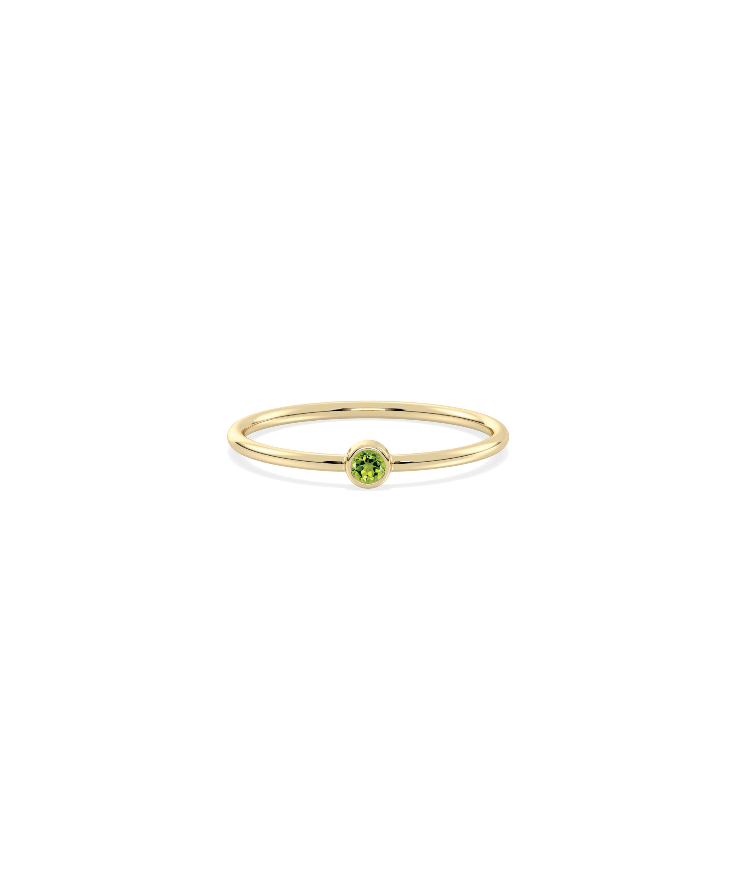 Birthstone Solitaire Band Ring | Shop Diamond Band Rings Online