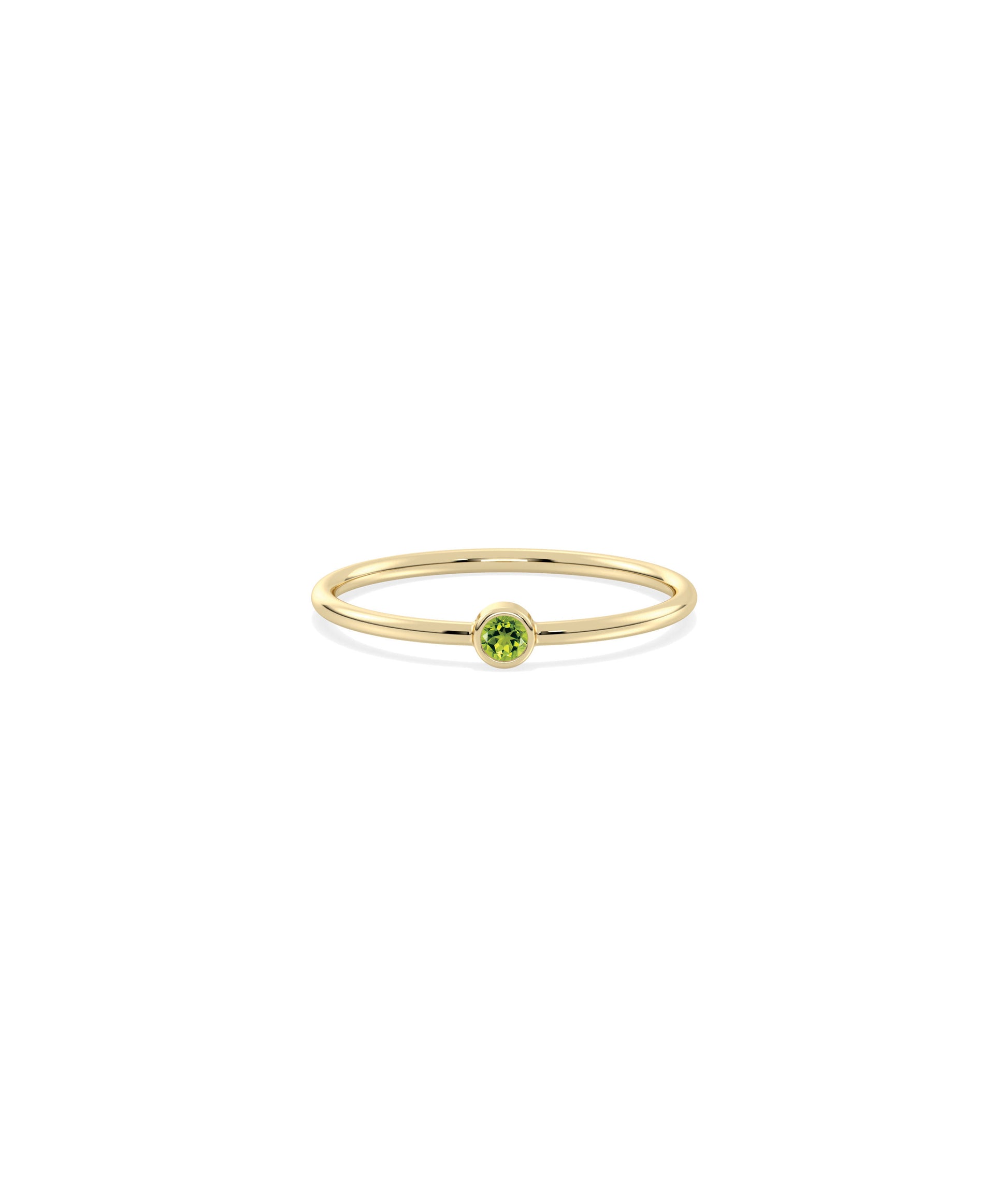 Birthstone Solitaire Band Ring | Shop Diamond Band Rings Online