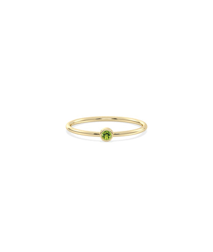 Birthstone Solitaire Band Ring | Shop Diamond Band Rings Online