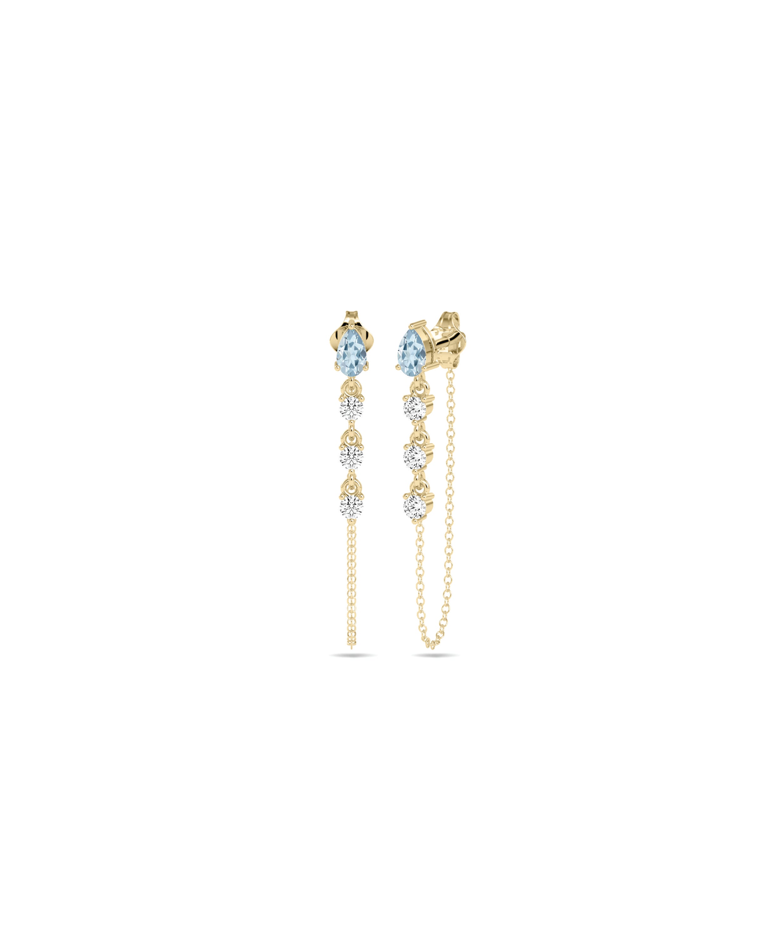 Diamond and Birthstone Dangle Earrings | Shop Everyday Jewelry