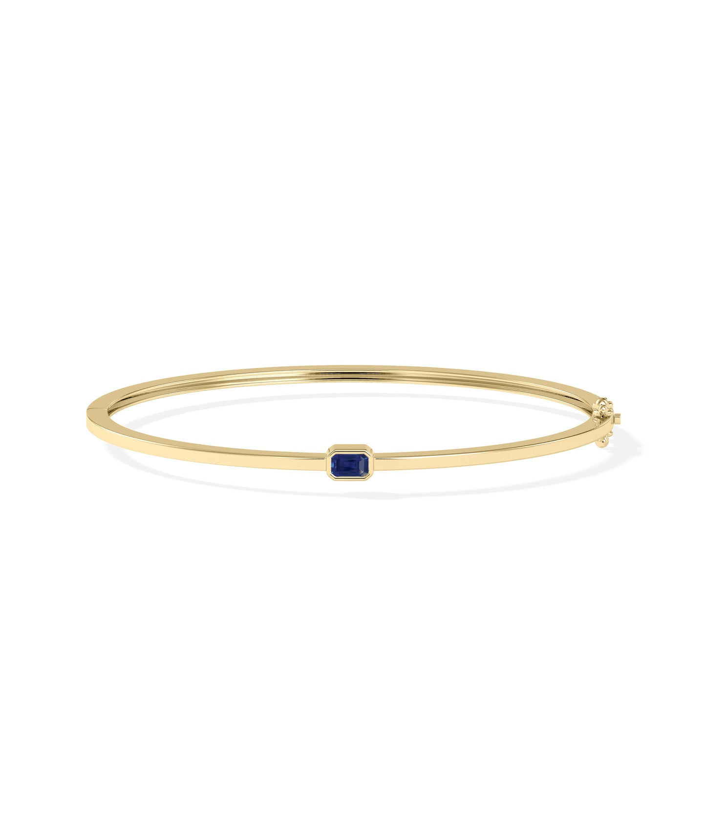 Birthstone Bezel Set Bangle | Diamond Bangles 