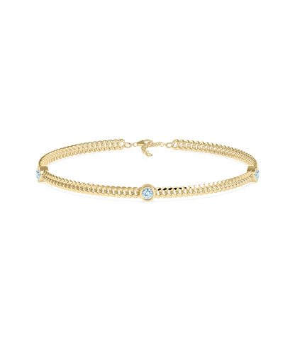 Birthstone Station Bracelet - Perfect Everyday Jewelry