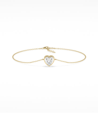 Solitaire Birthstone Bracelet- diamond bracelet