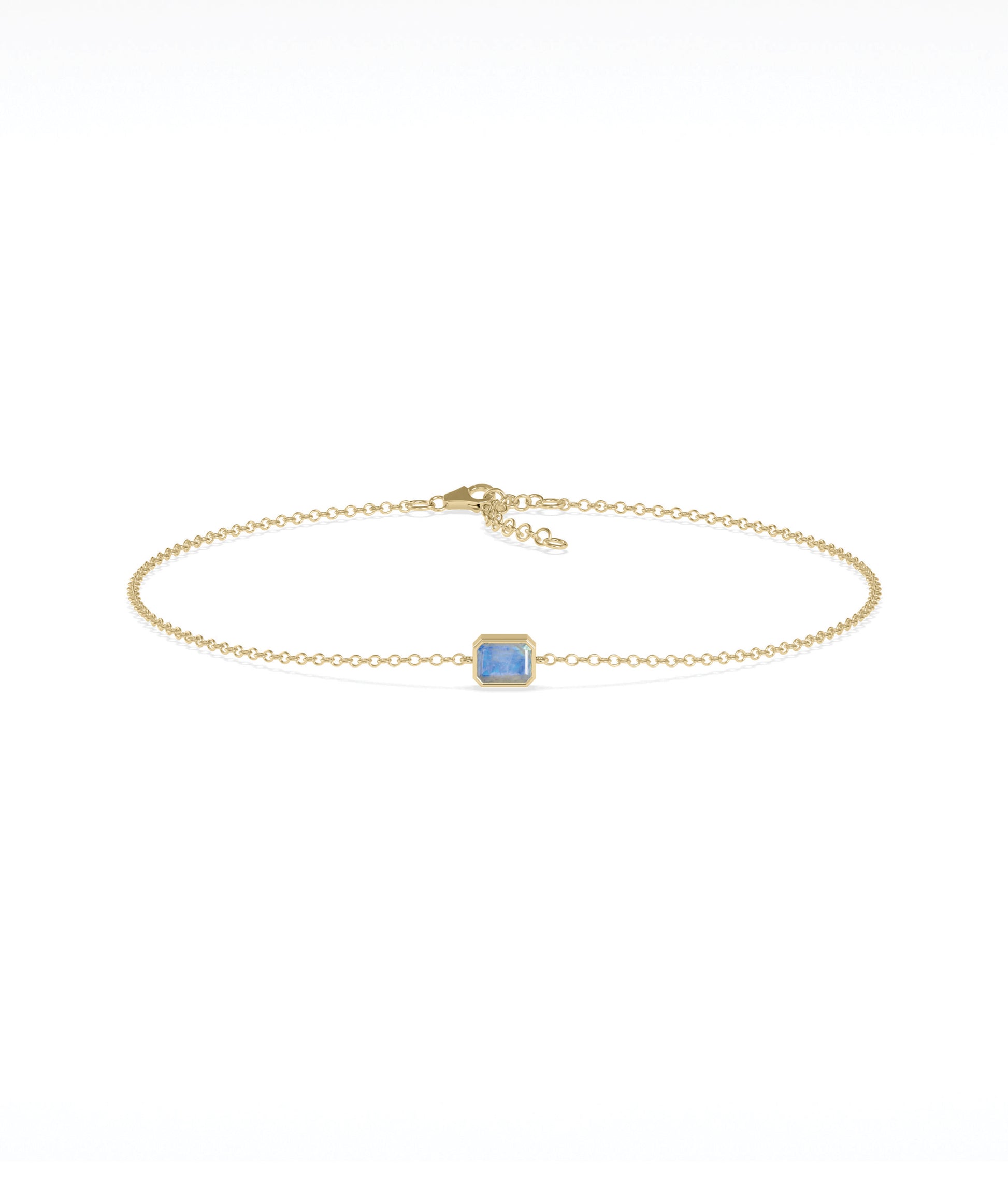 Bezel Set Birthstone Bracelet | Diamond Bracelet