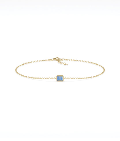 Bezel Set Birthstone Bracelet | Diamond Bracelet