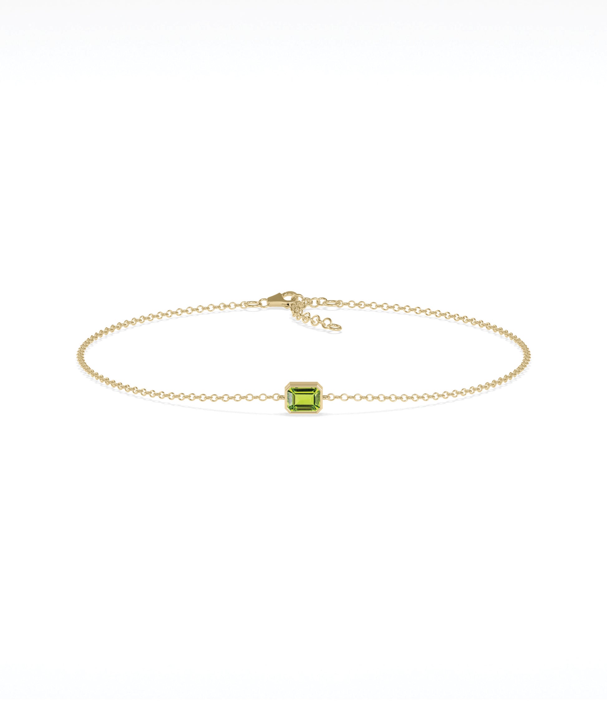 Bezel Set Birthstone Bracelet | Diamond Bracelet