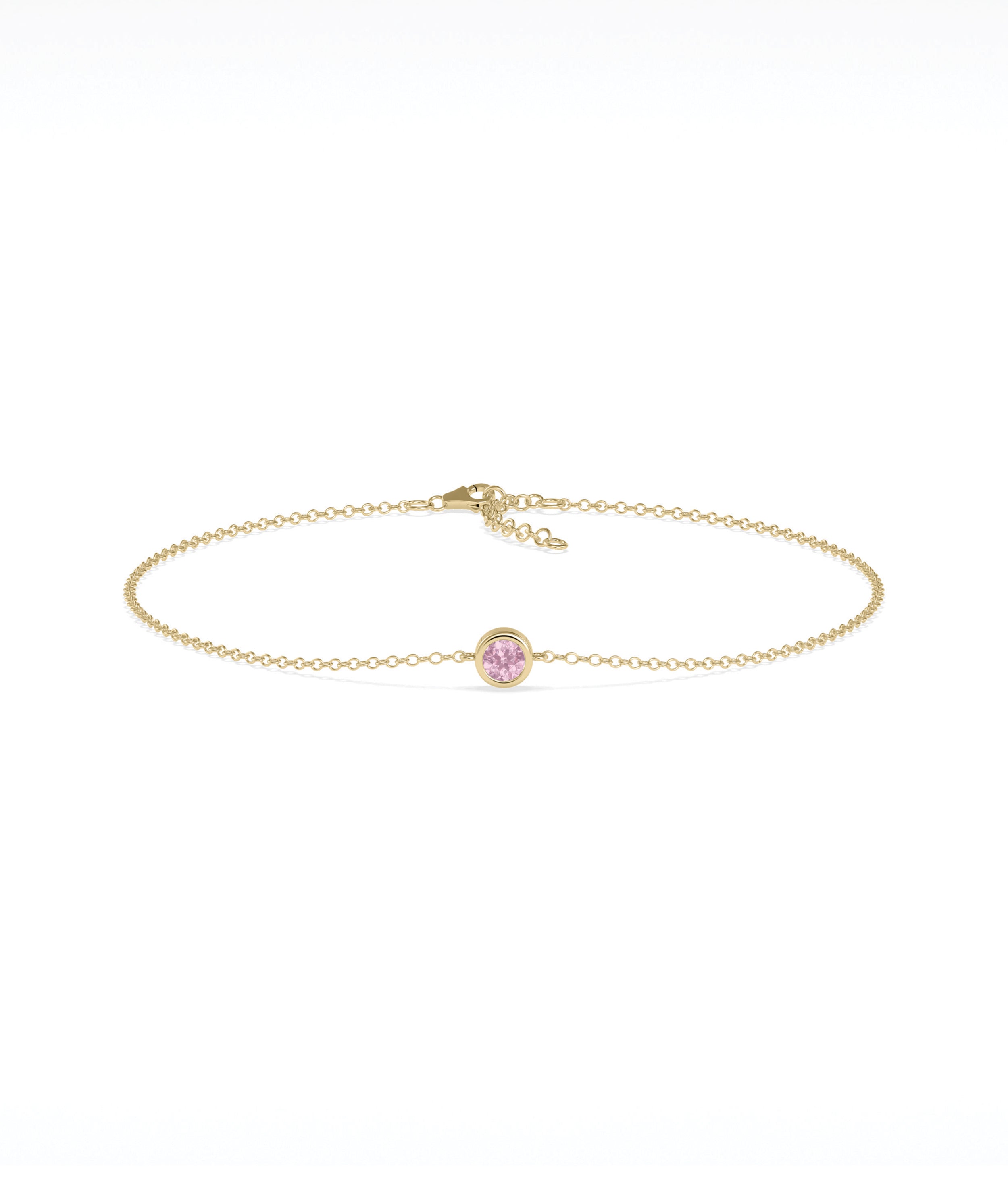 Bezel Set Cable Bracelet | Diamond Bracelet