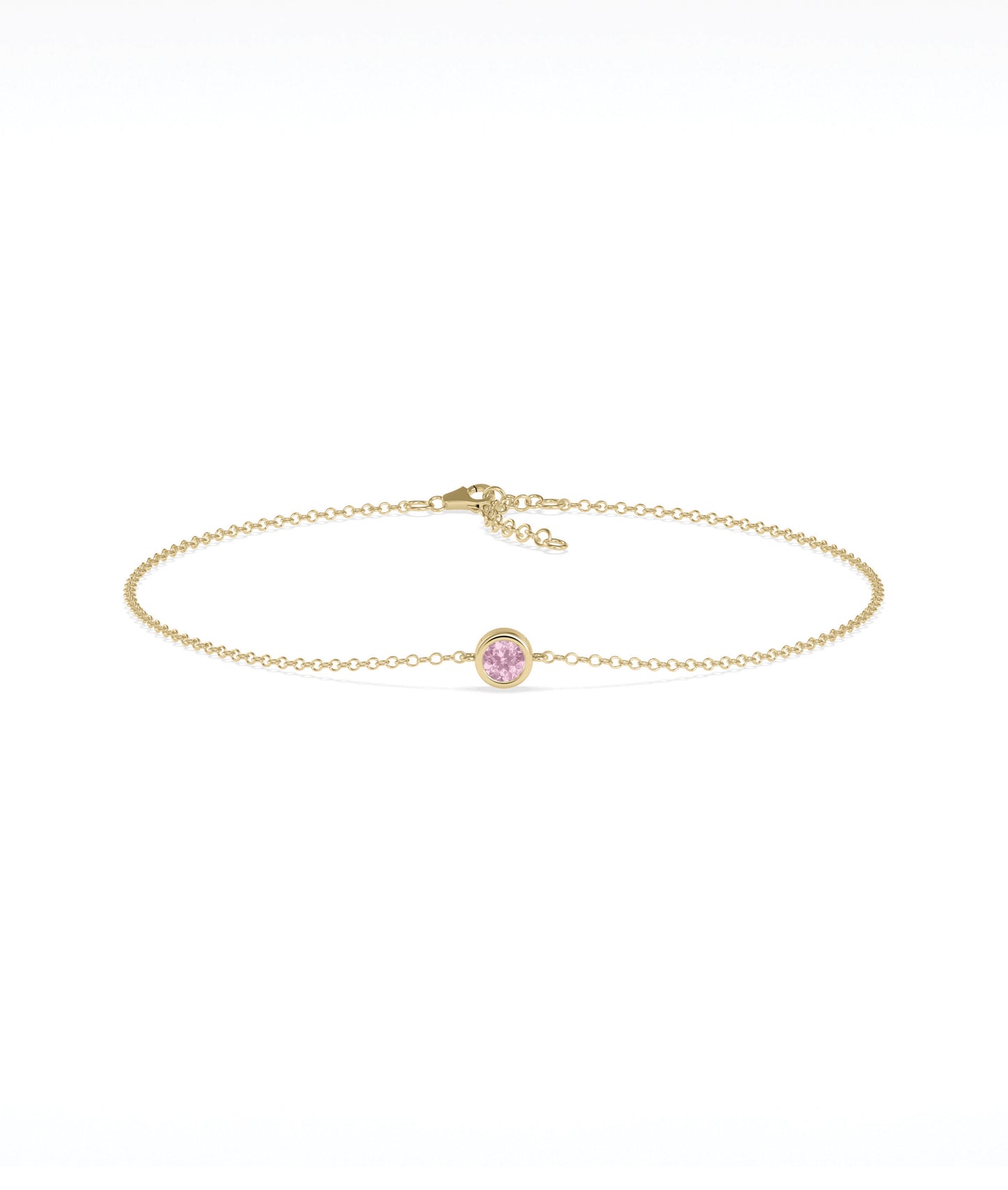 Bezel Set Cable Bracelet | Diamond Bracelet