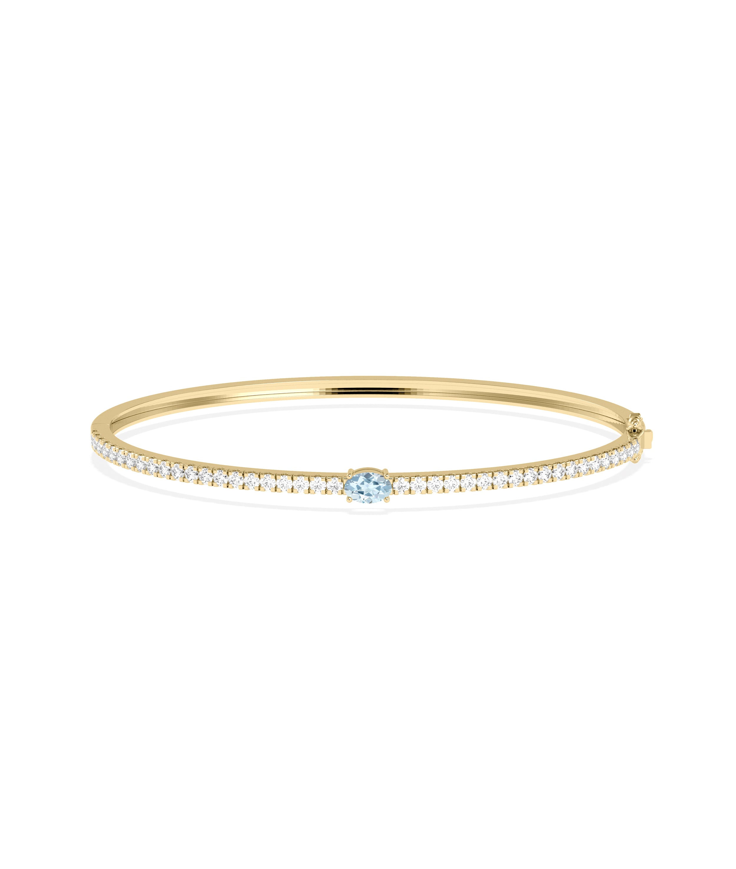 Solitaire Birthstone Tennis Bracelet- diamond bangle bracelet