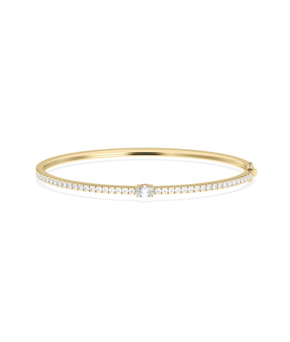 Solitaire Birthstone Tennis Bracelet- diamond bangle bracelet