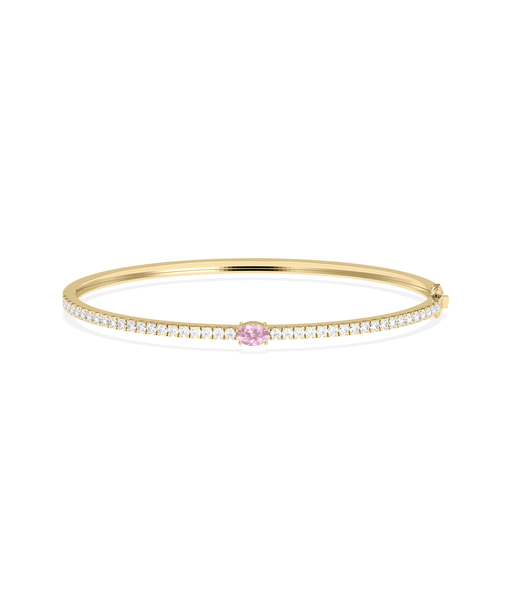 Solitaire Birthstone Tennis Bracelet- diamond bangle bracelet