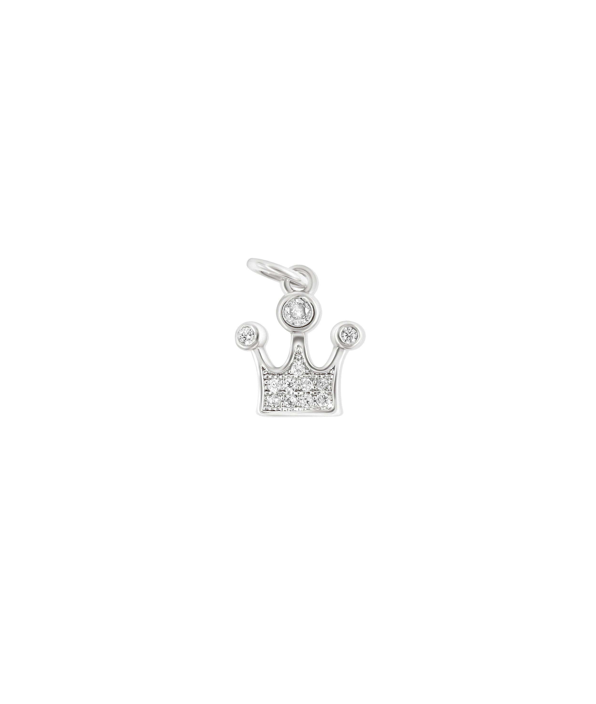 Diamond Crown Charm - 79e | Everyday 14K Gold Jewelry