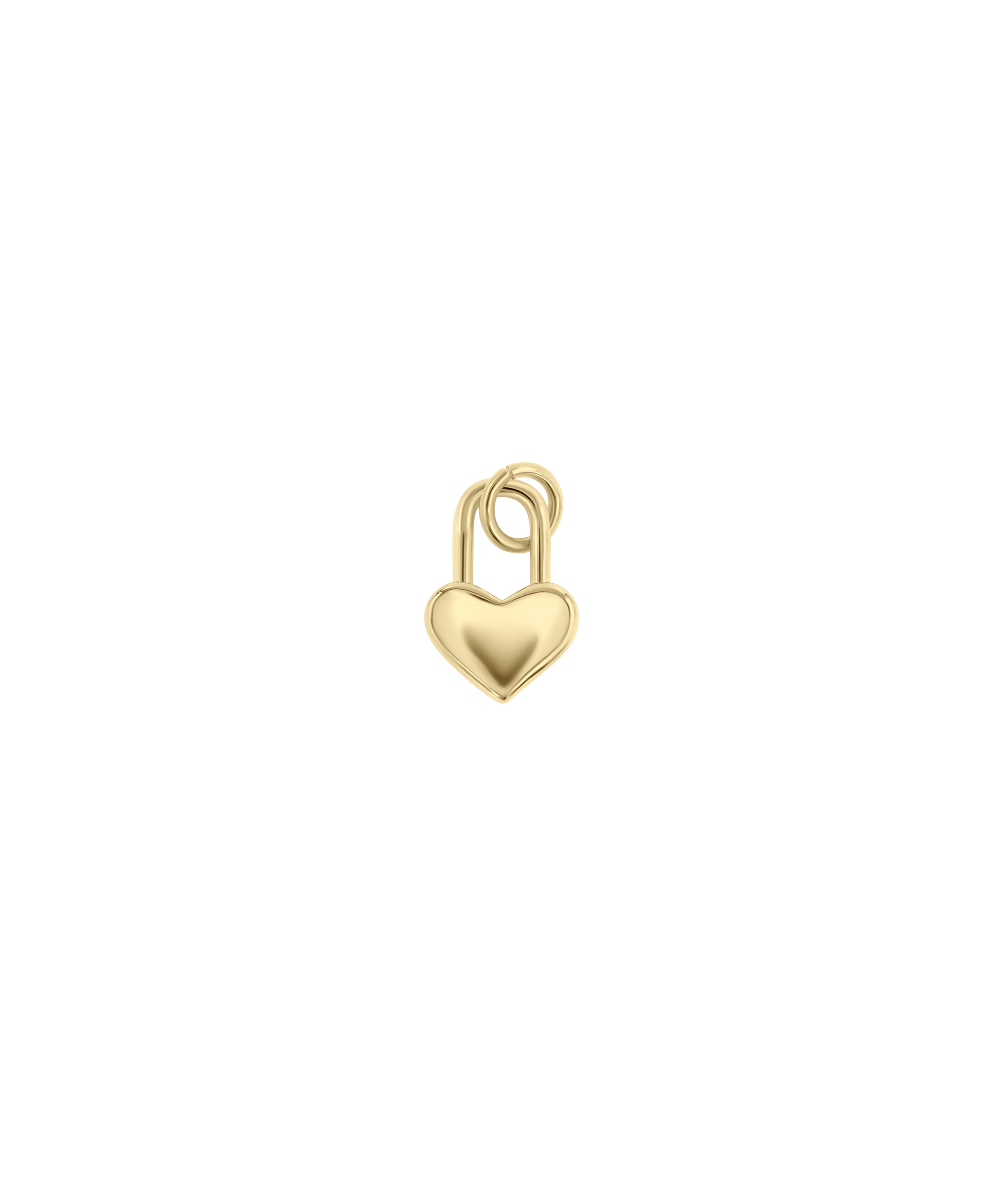 Gold Heart Charm - 79e | Everyday 14K Gold Jewelry