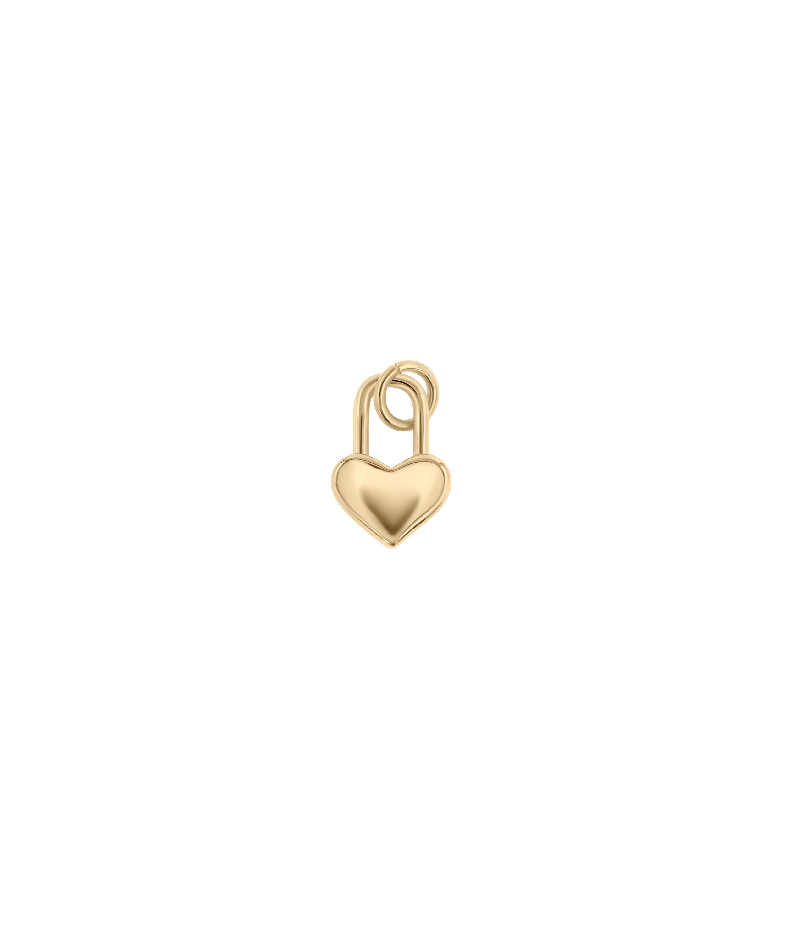 Gold Heart Charm - 79e | Everyday 14K Gold Jewelry