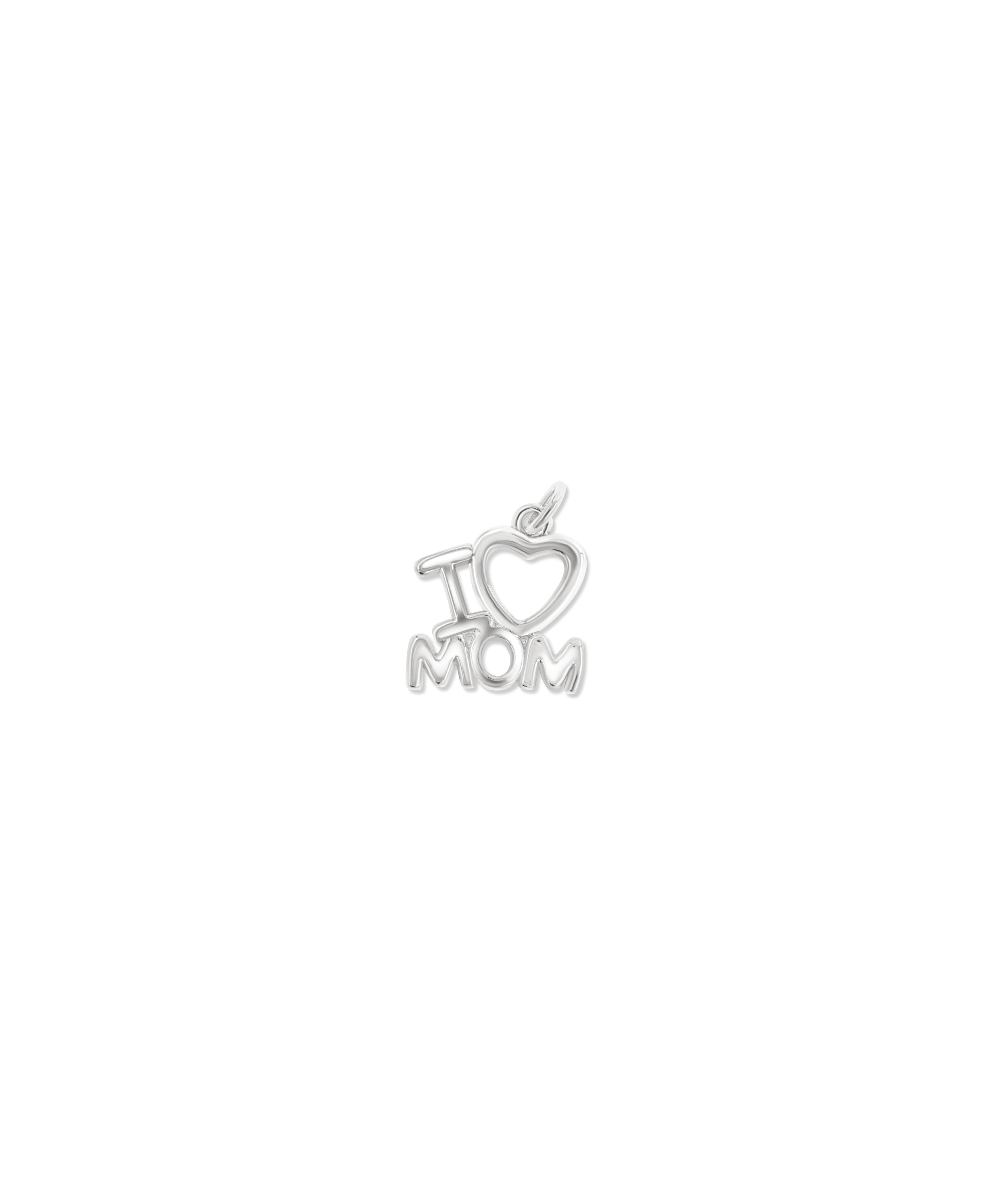 I LOVE MOM Gold Charm - 79e | Everyday 14K Gold Jewelry