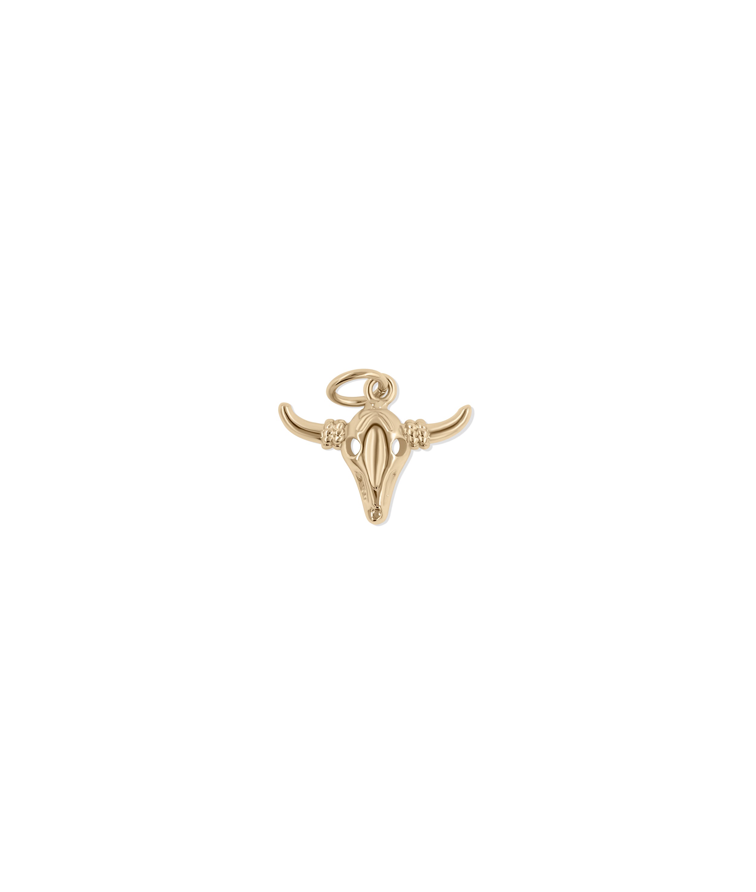 Gold Bull Charm - 79e | Everyday 14K Gold Jewelry