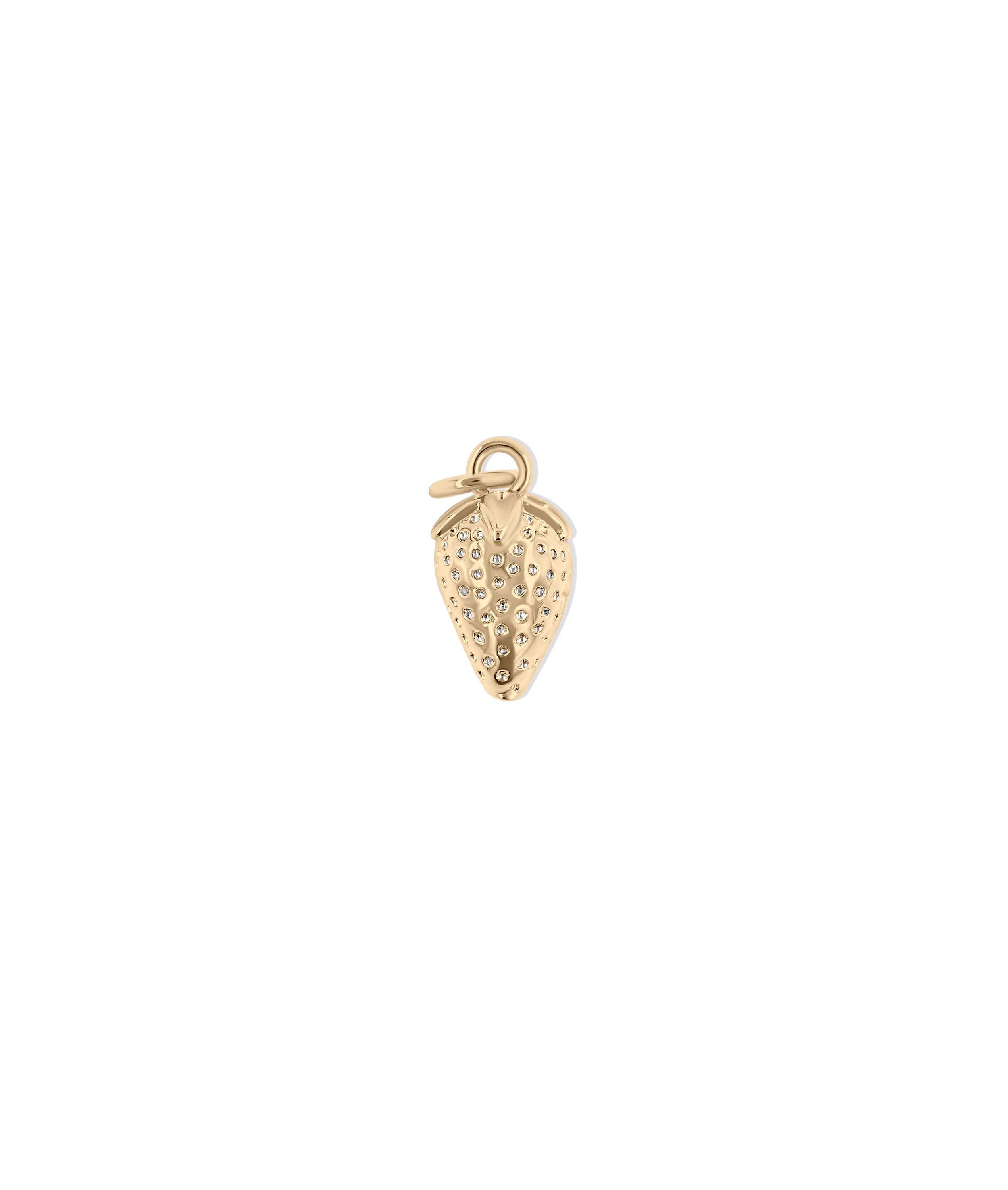 Gold Strawberry Charm - 79e | Everyday 14K Gold Jewelry