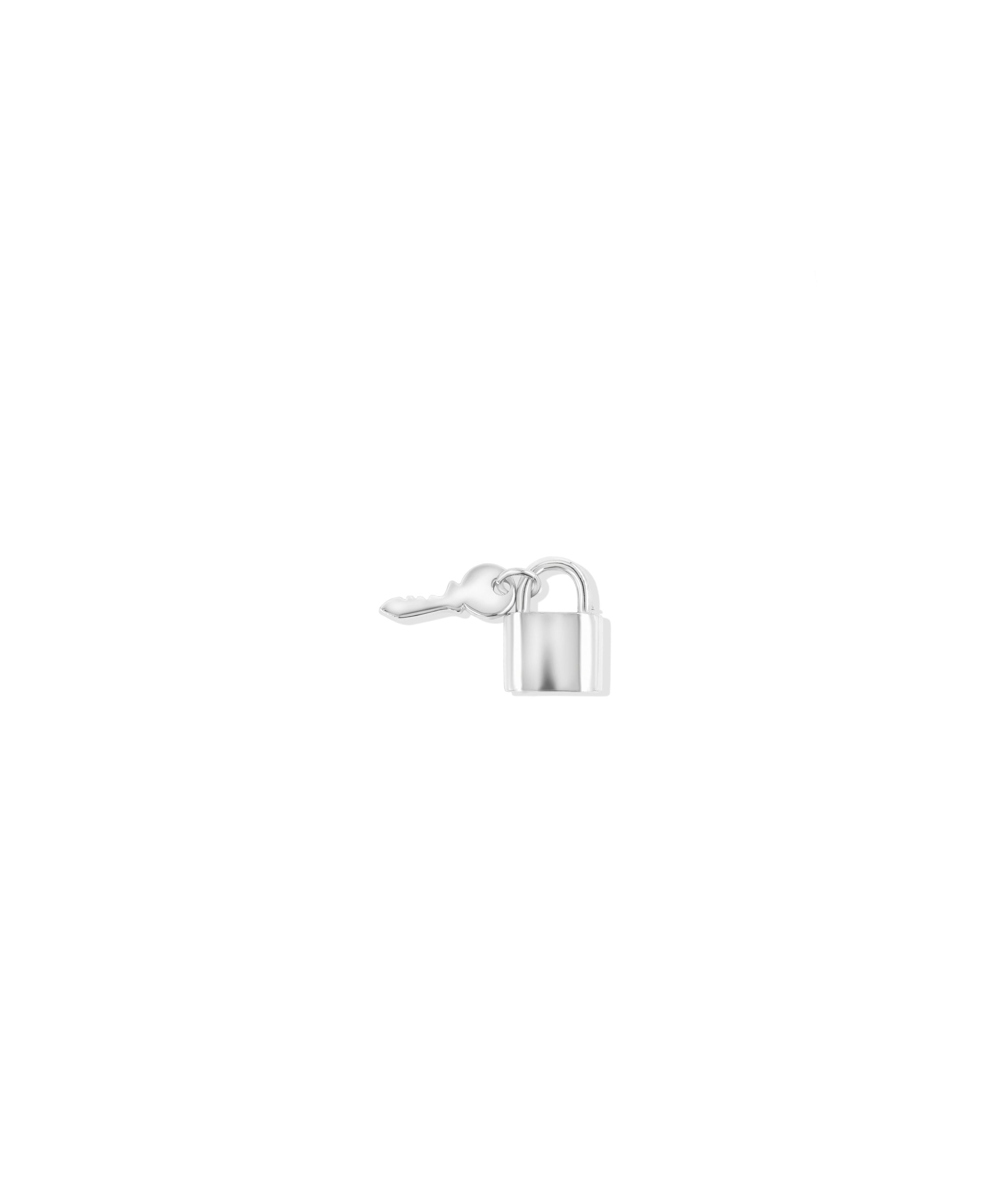 Lock and Key Gold Charm - 79e | Everyday 14K Gold Jewelry